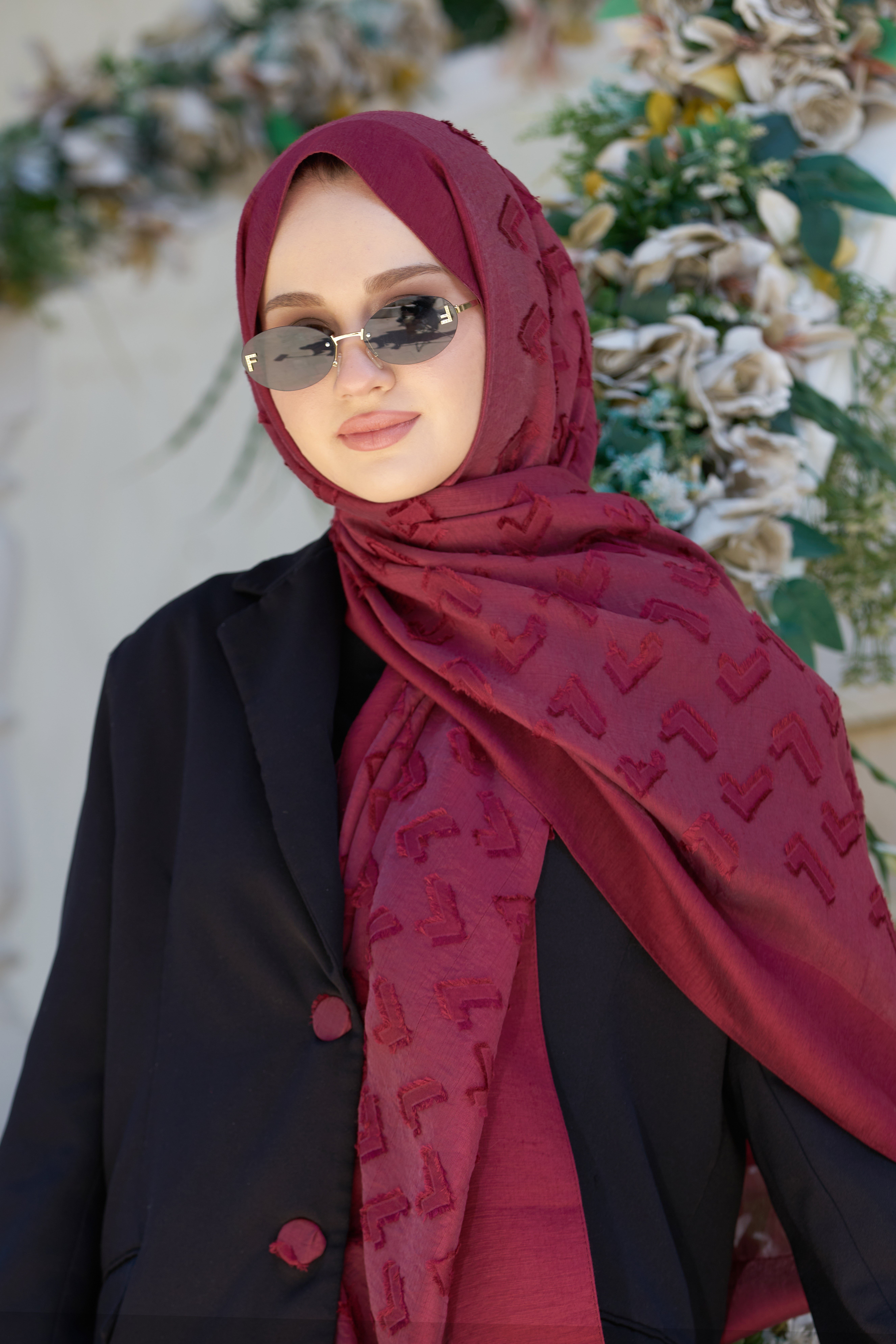 Loryan Scarf Lavin Liana Şal - Bordo