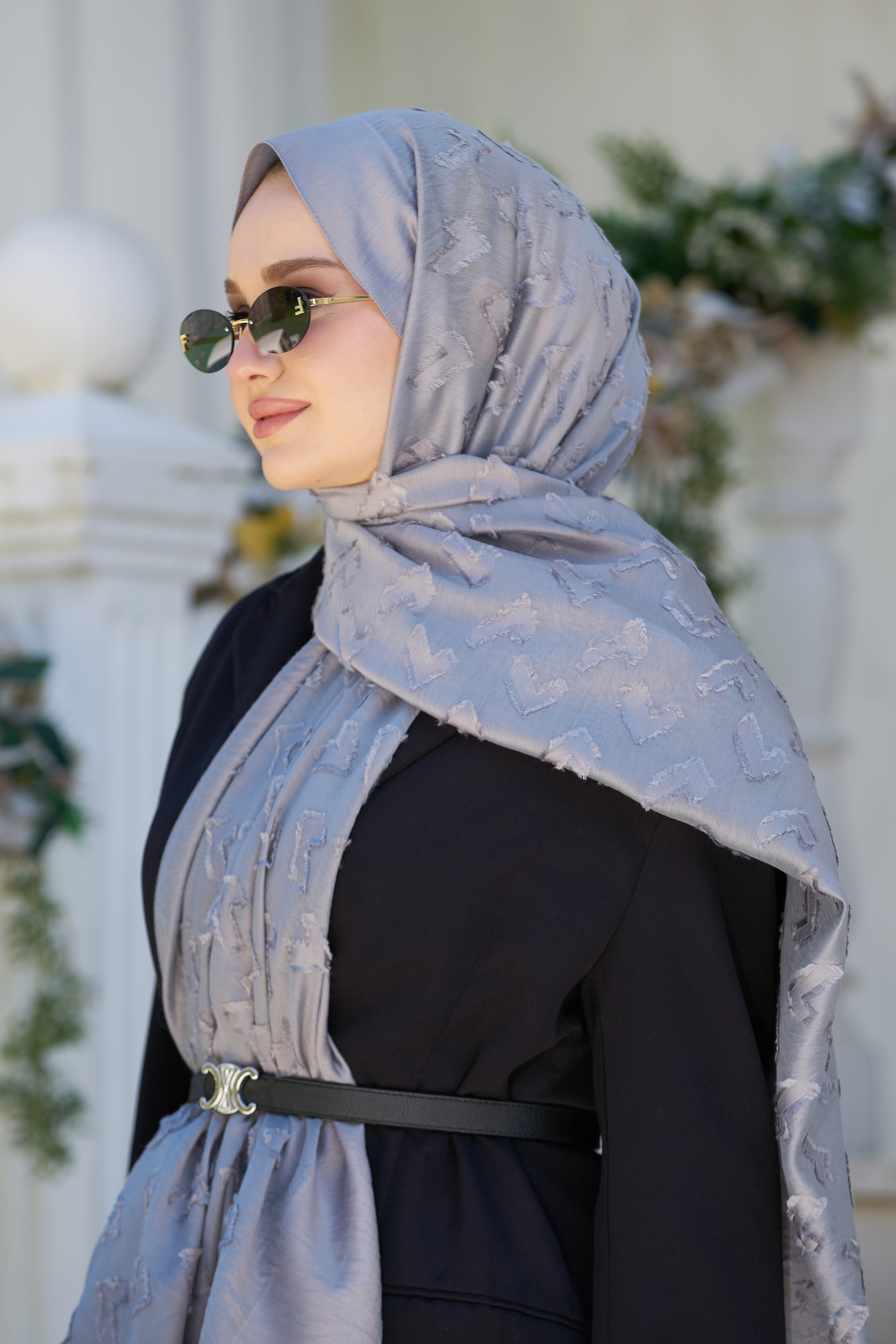 Loryan Scarf Lavin Liana Şal - Füme 