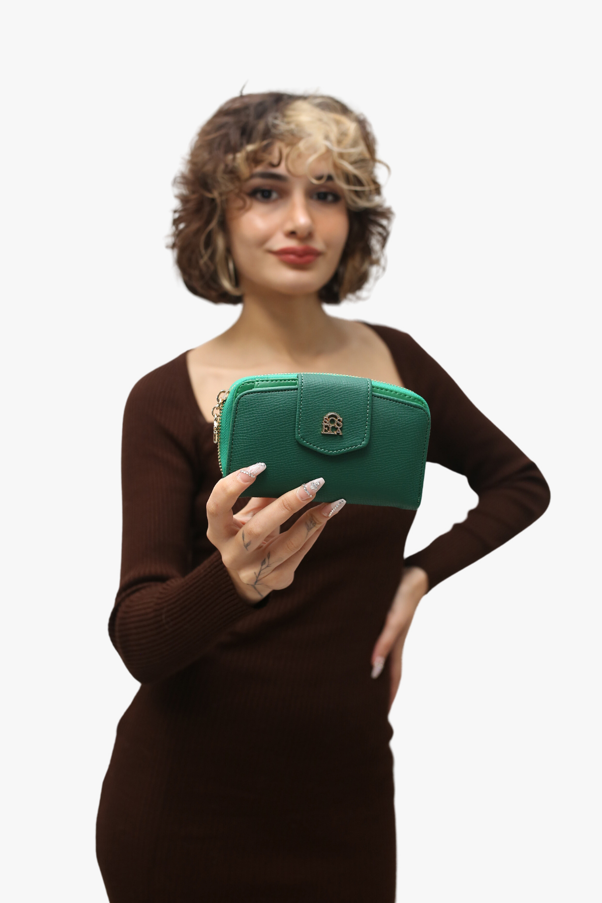 ABELLA KADIN CÜZDAN FERMUARLI(56-4016 YEŞİL)