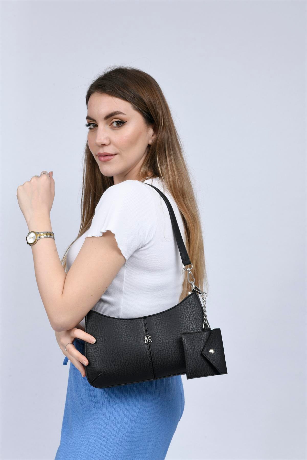 Fayette Kadın Çapraz Çanta 67-7090 SIYAH