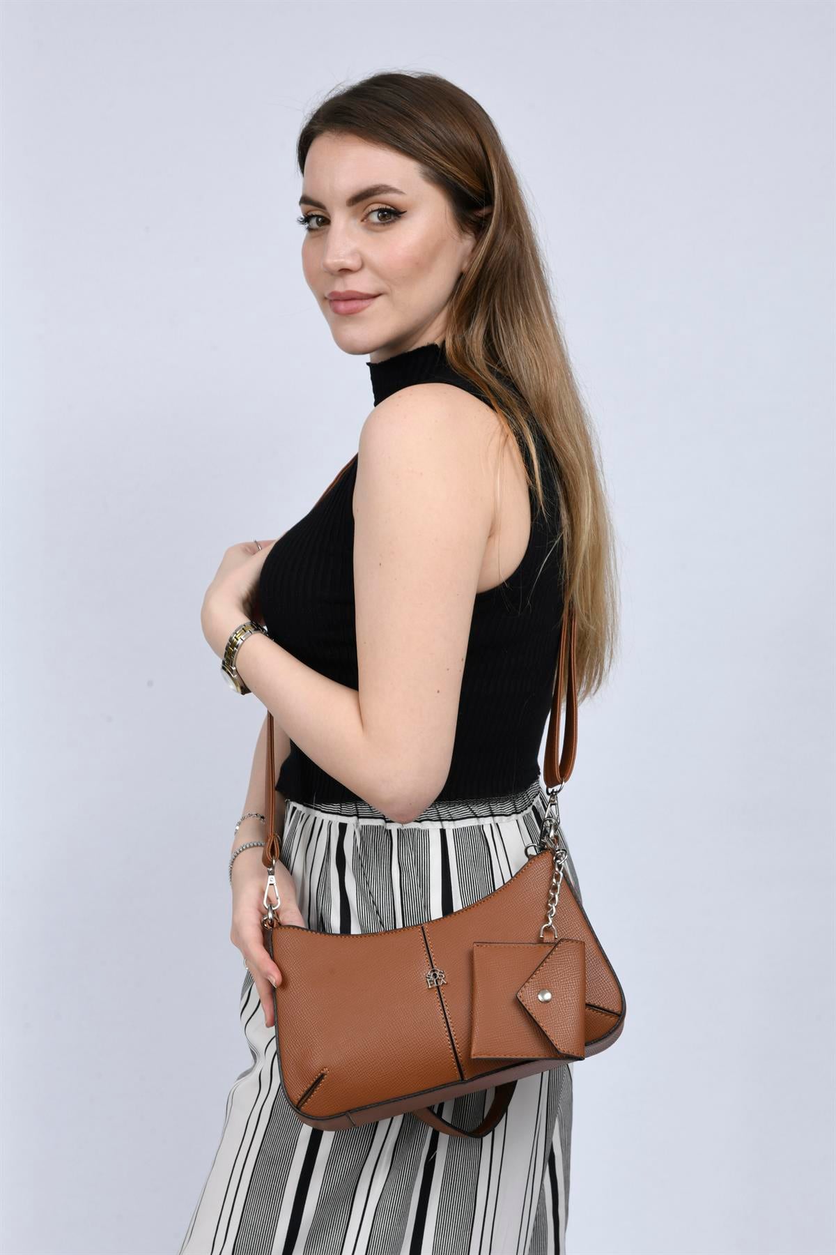 Fayette Kadın Çapraz Çanta 67-7090 TABA