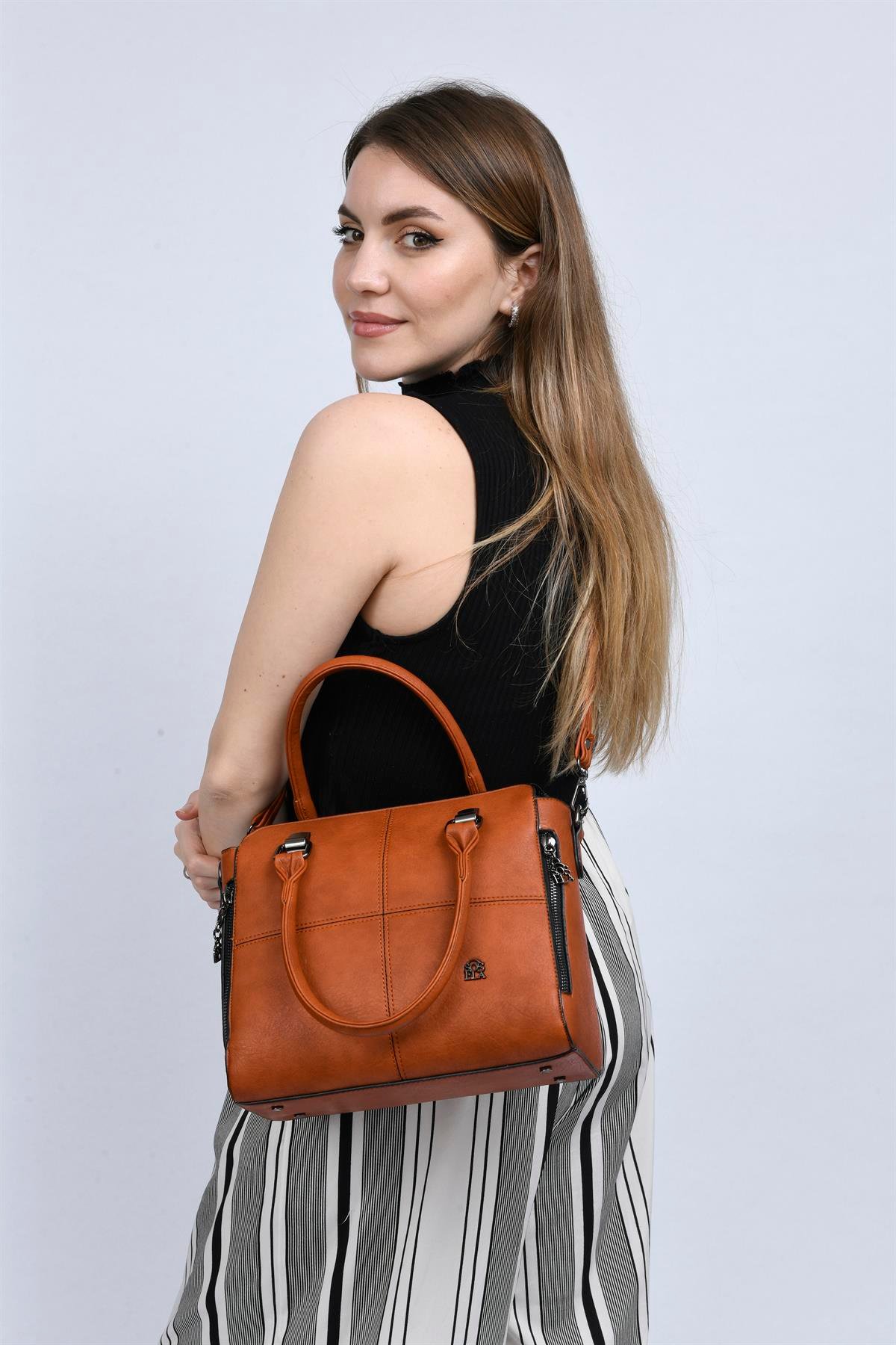 Nicole Kadın Kol Çanta 67-8034 KİREMİT