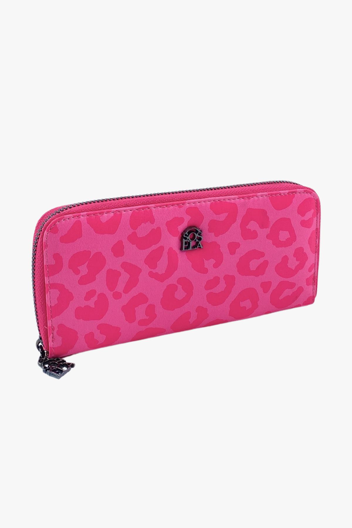 Sosela 56-4019 Kadın Pembe Cüzdan