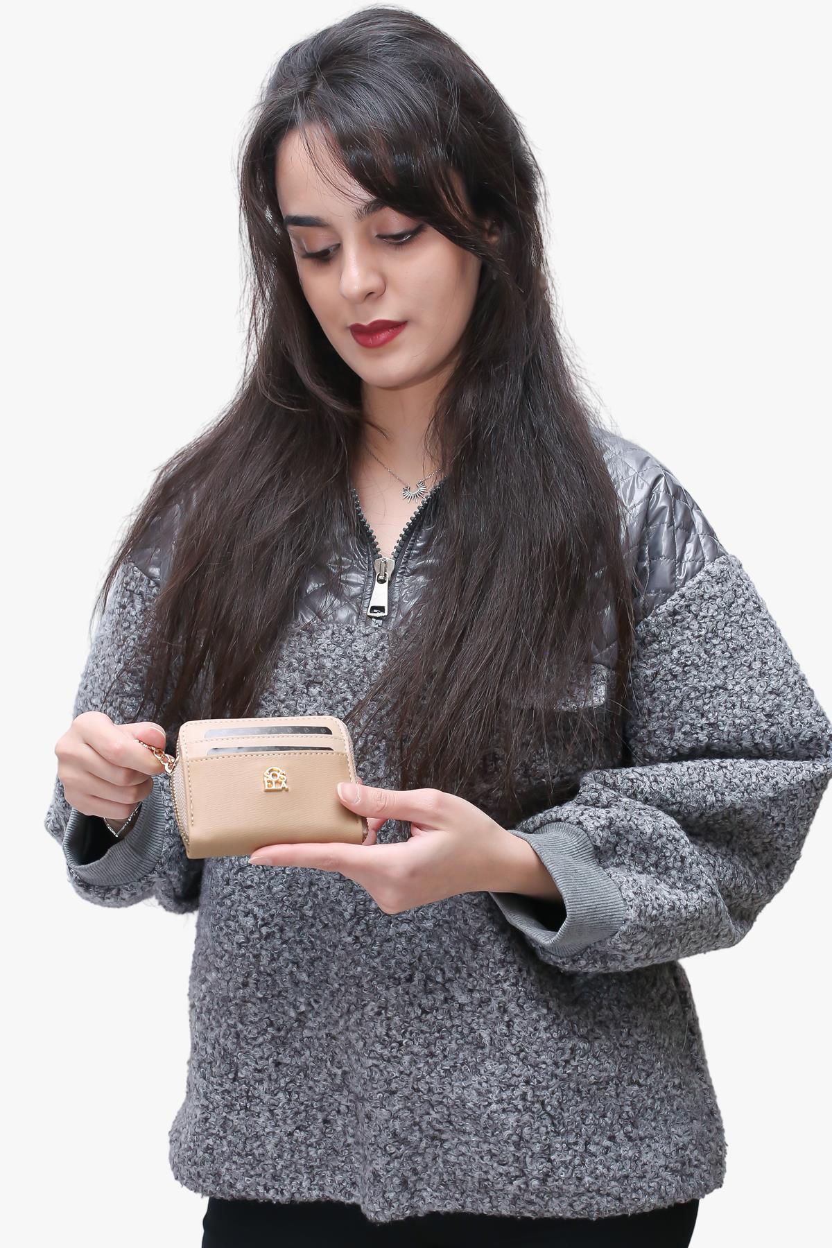 Sosela 56-4023 Kadın Camile Kum Cüzdan