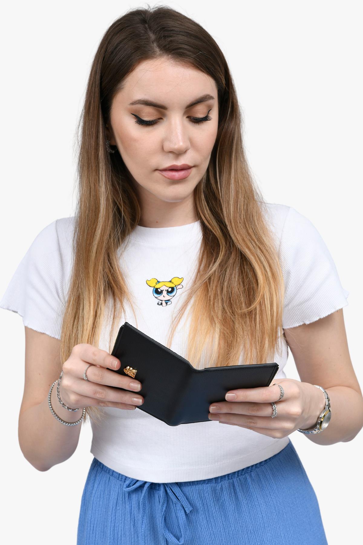 Sosela 56-4031 Kadın Siyah Cüzdan