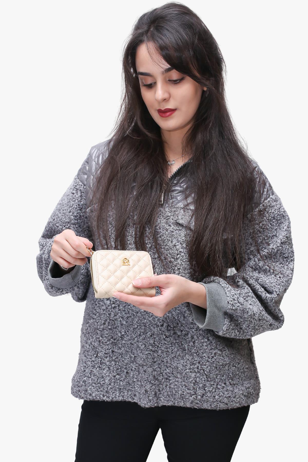 Sosela 56-4034 Kadın Lady Bej Cüzdan