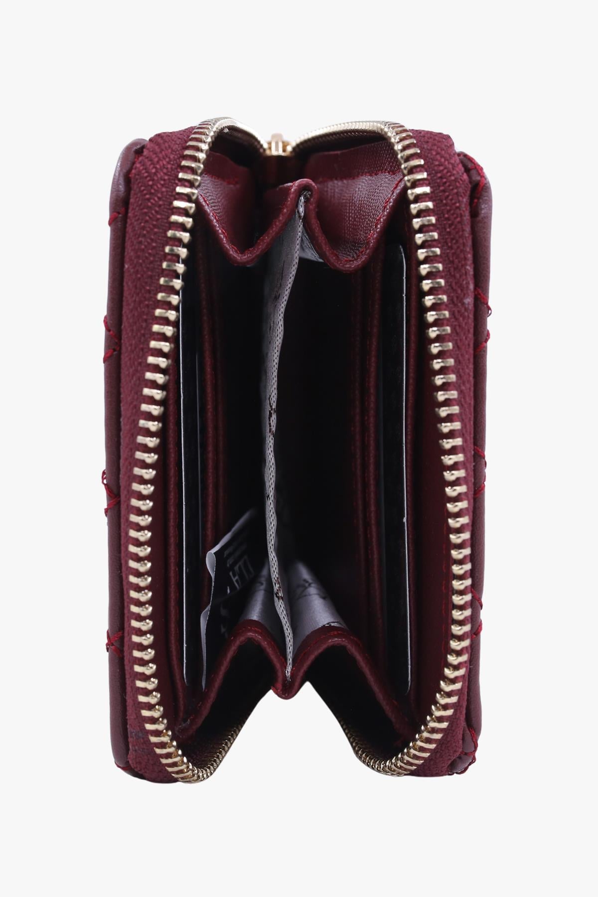 Sosela 56-4034 Kadın Lady Bordo Cüzdan