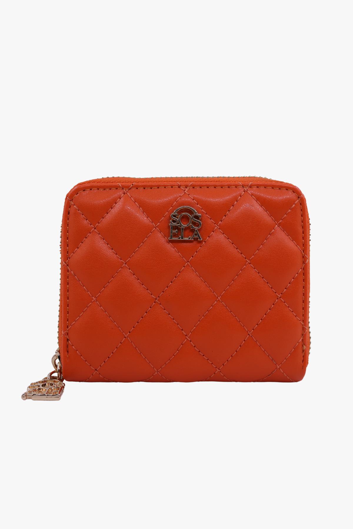 Sosela 56-4034 Kadın Lady Turuncu Cüzdan