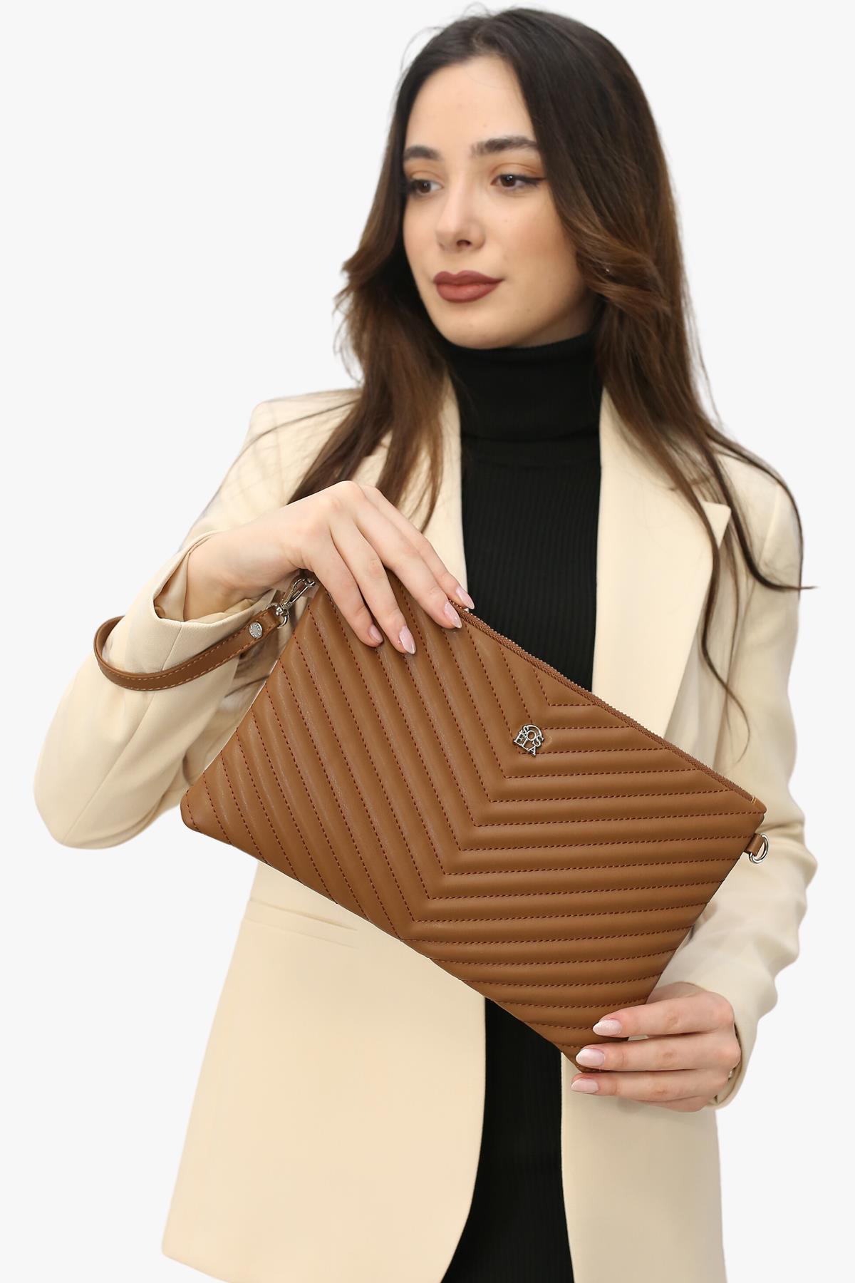 Sosela 67-6009 Kadın Taba Portföy Çanta