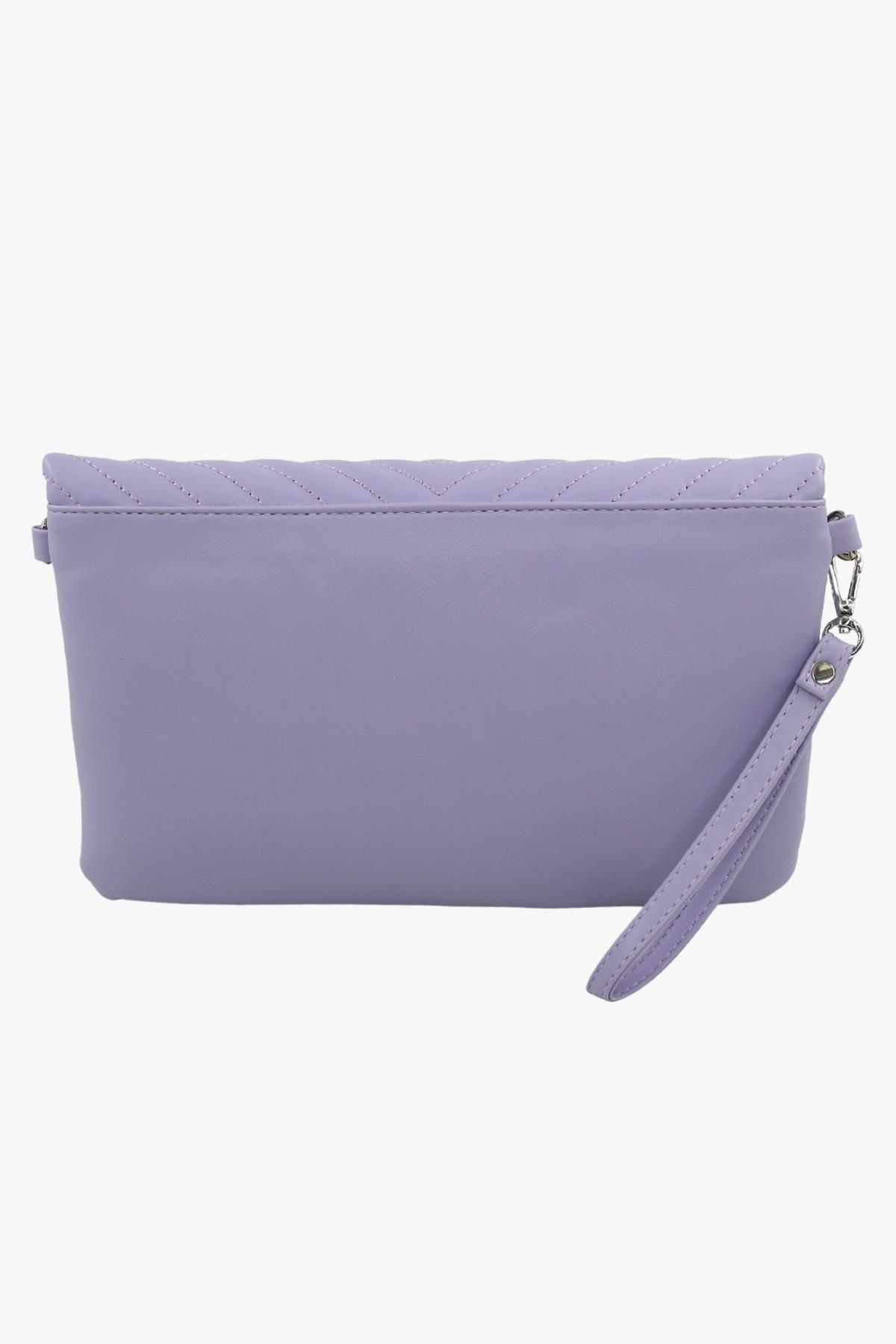 Sosela 67-6010 Kadın Linen Lila Portföy Çanta