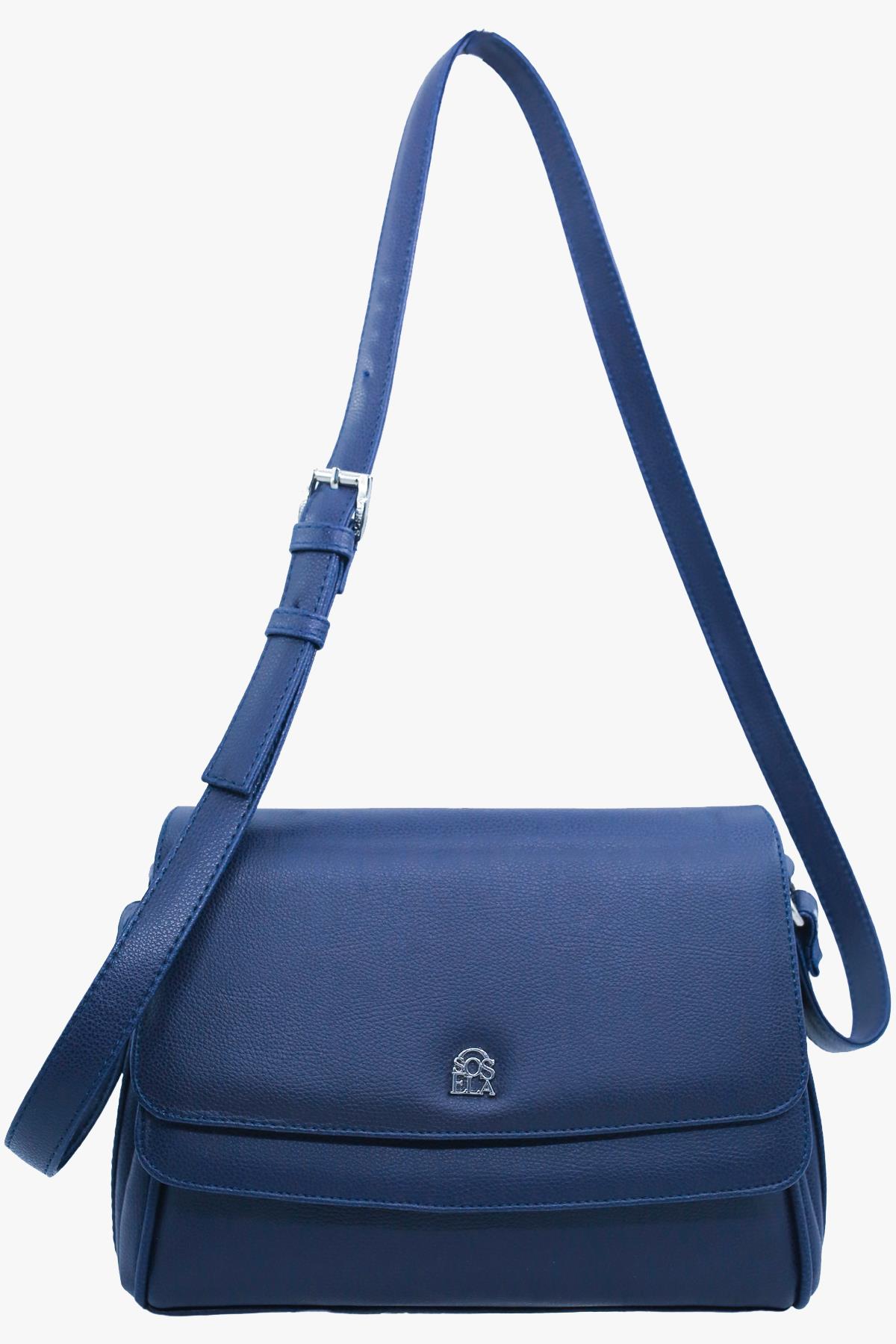 Sosela 67-7093 Kadın Avery Mavi Çarpraz Askılı Çanta