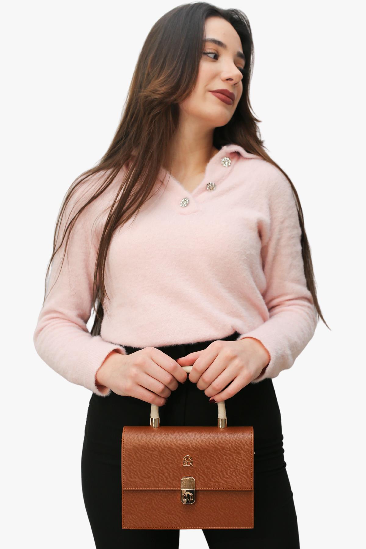 Sosela 67-7134 Kadın Taba Çarpraz Askılı Çanta