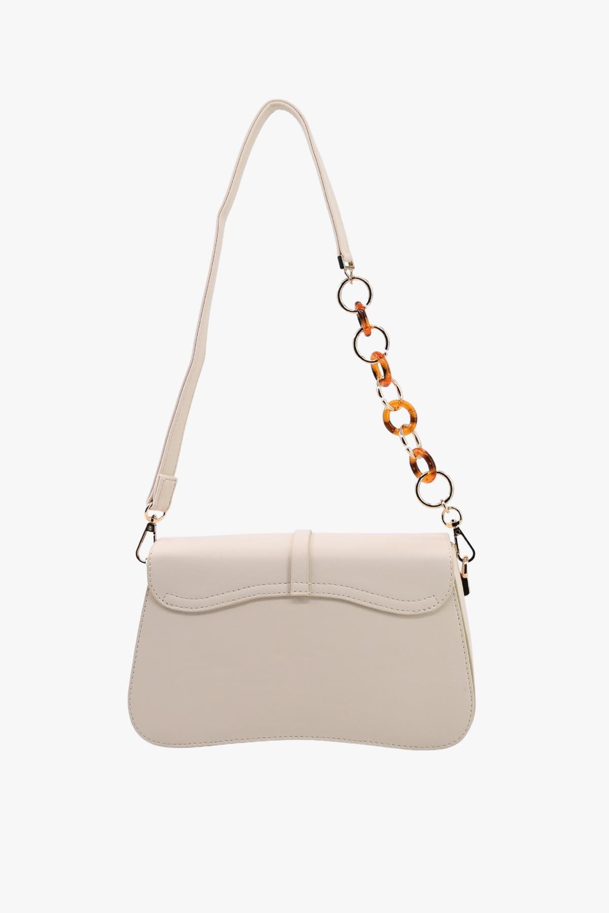 Sosela 67-7164 Bej Kadın Çapraz Askılı Çanta