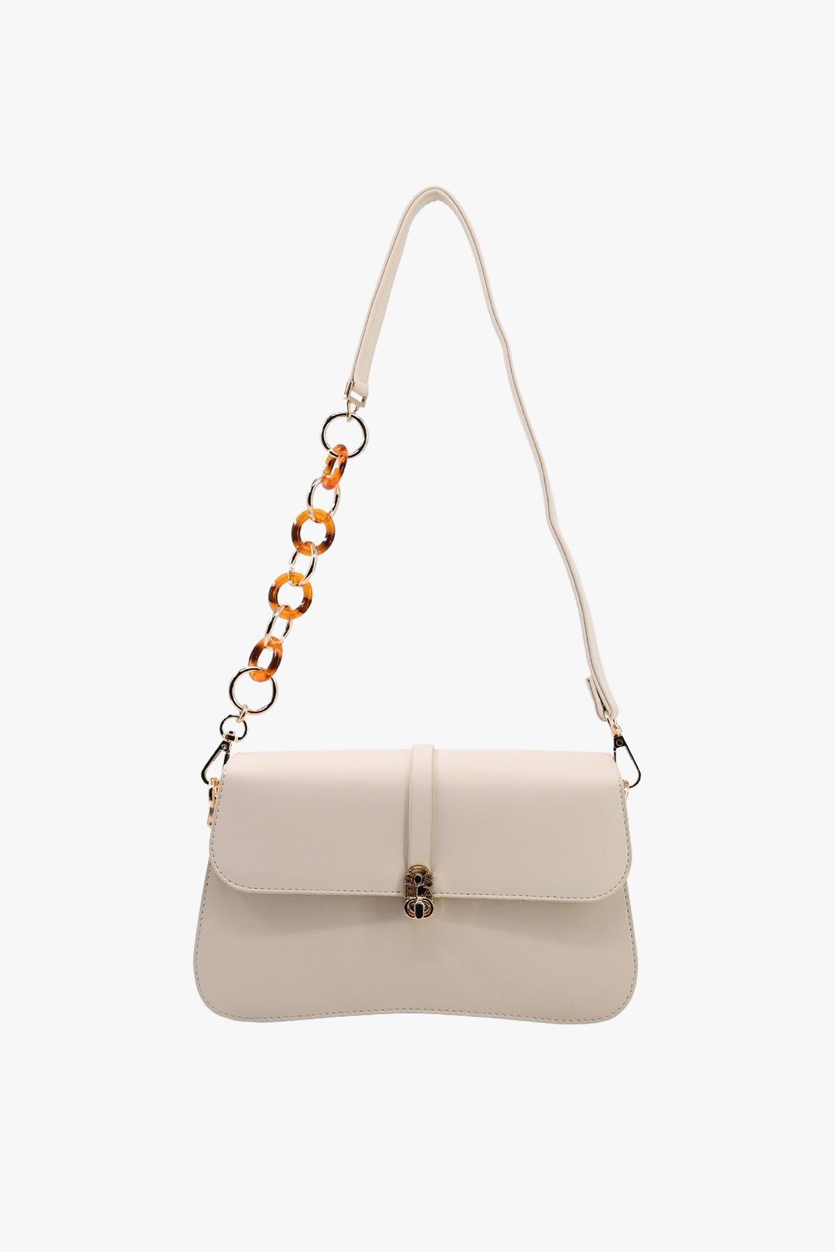 Sosela 67-7164 Bej Kadın Çapraz Askılı Çanta