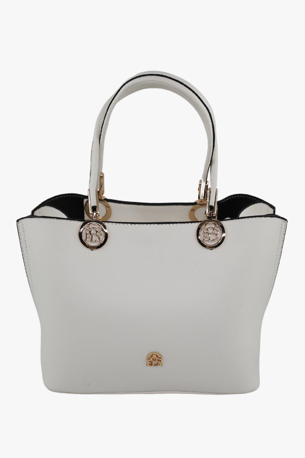 Sosela 67-8075 Kadın Amelia Beyaz Omuz ve Kol Çanta