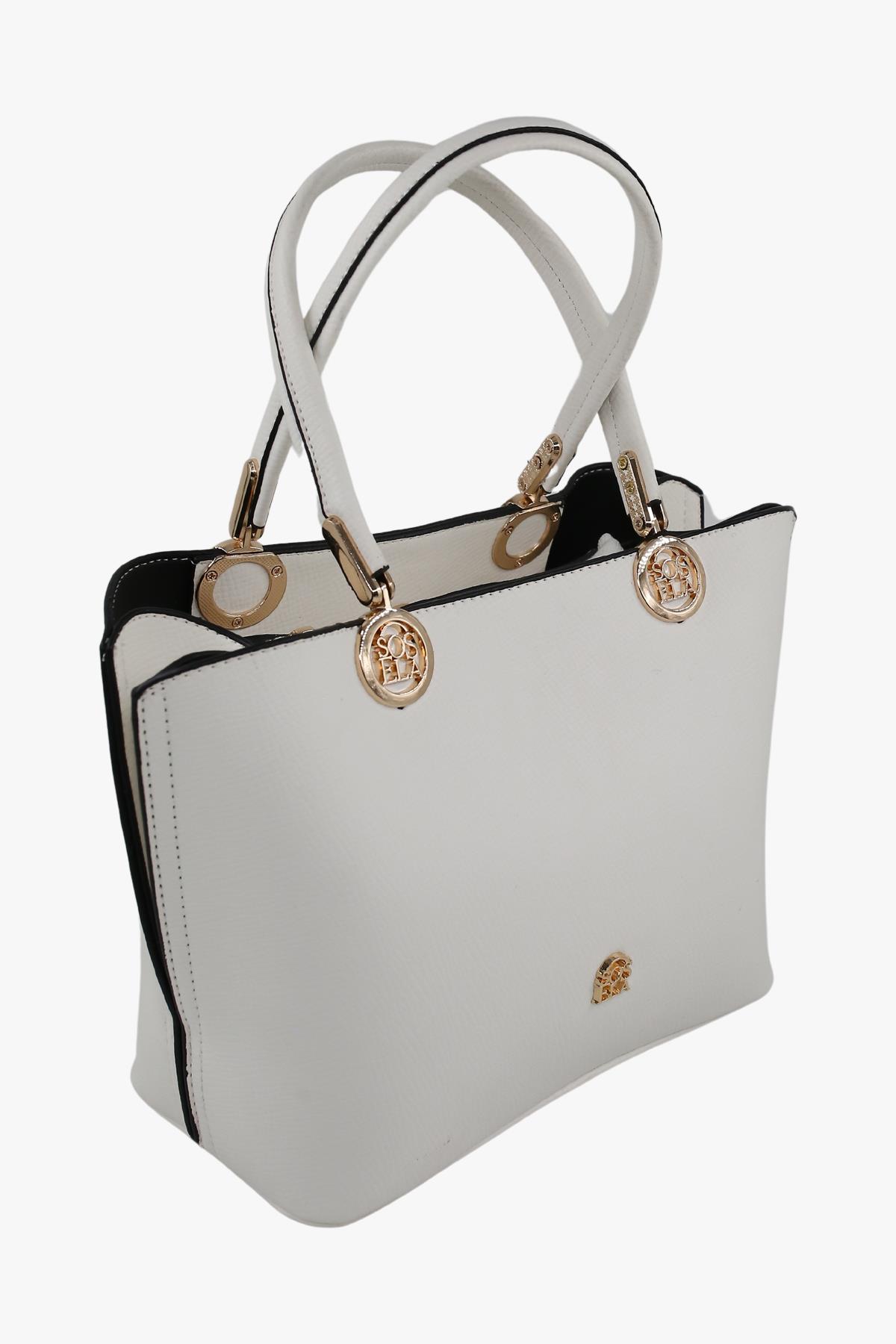 Sosela 67-8075 Kadın Amelia Beyaz Omuz ve Kol Çanta