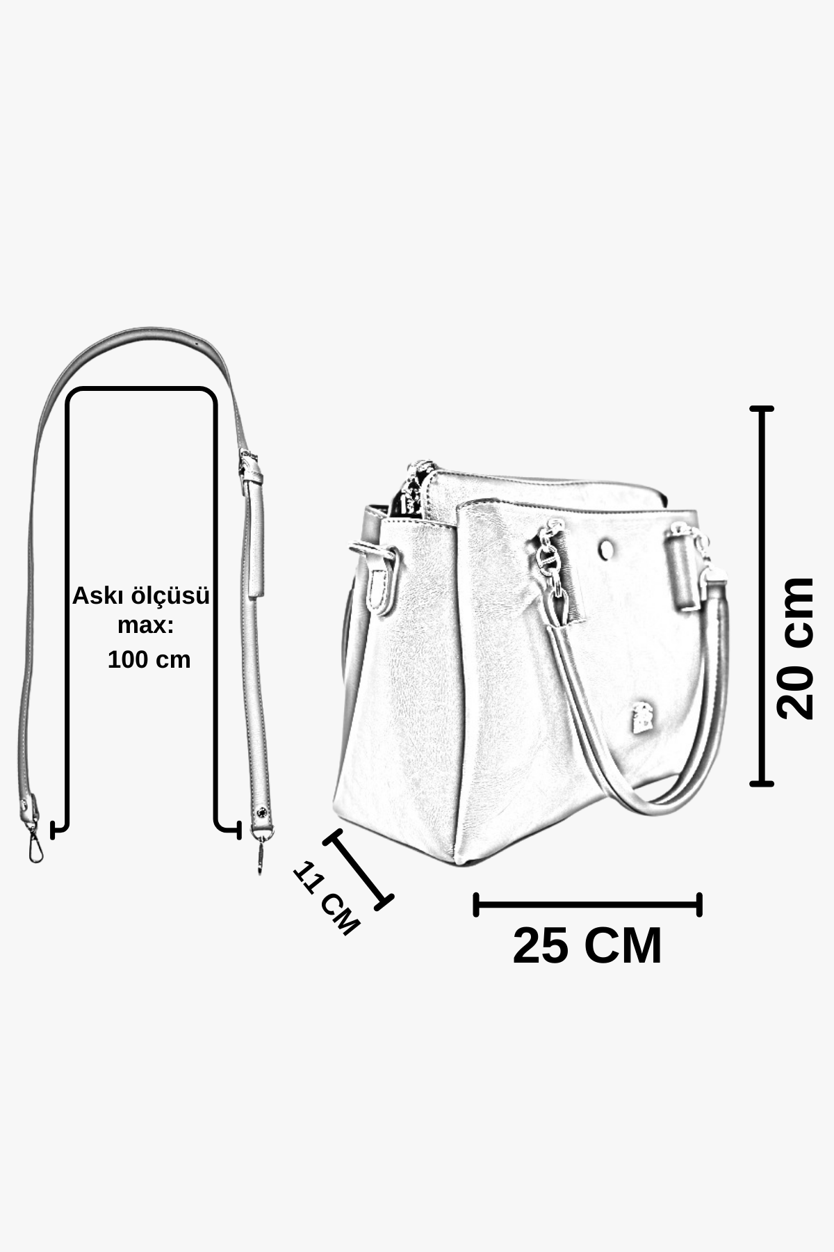 Sosela 67-8103 Kadın Taba Omuz ve Kol Çanta