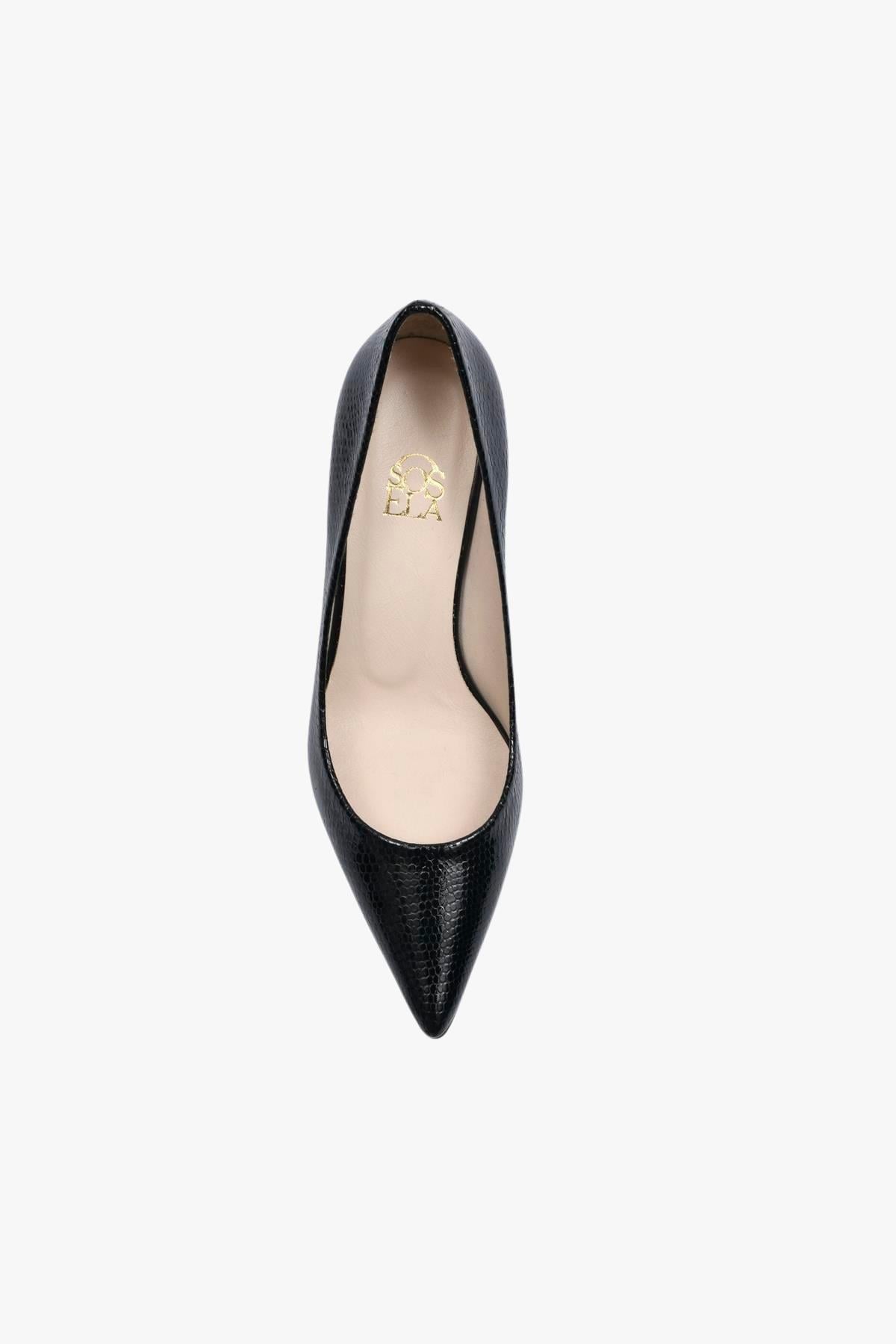 Sosela 78-01-60002 Kadın Siyah Stiletto