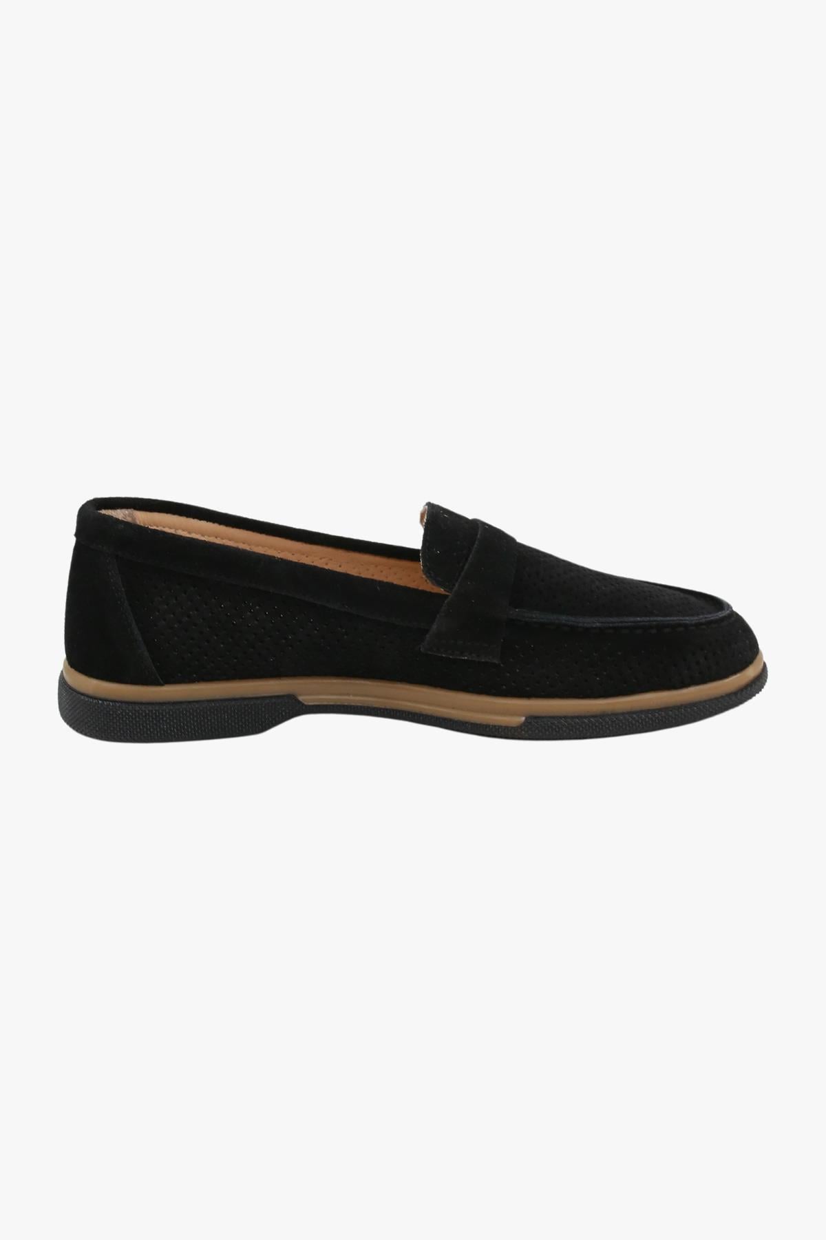 Sosela 78-01-70003 Kadın Siyah Loafer