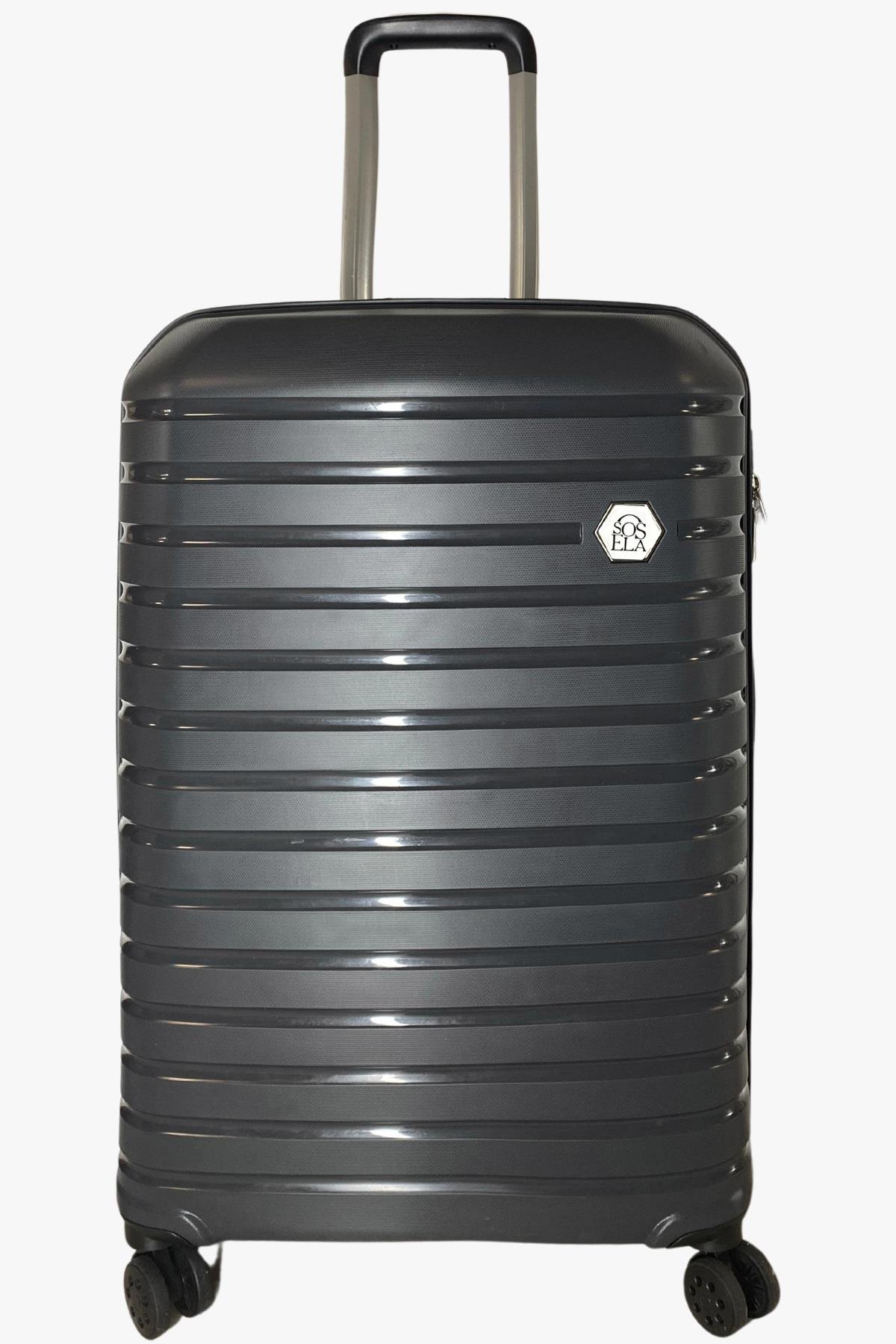 Sosela 89-5105 Üçlü Set Gri Valiz