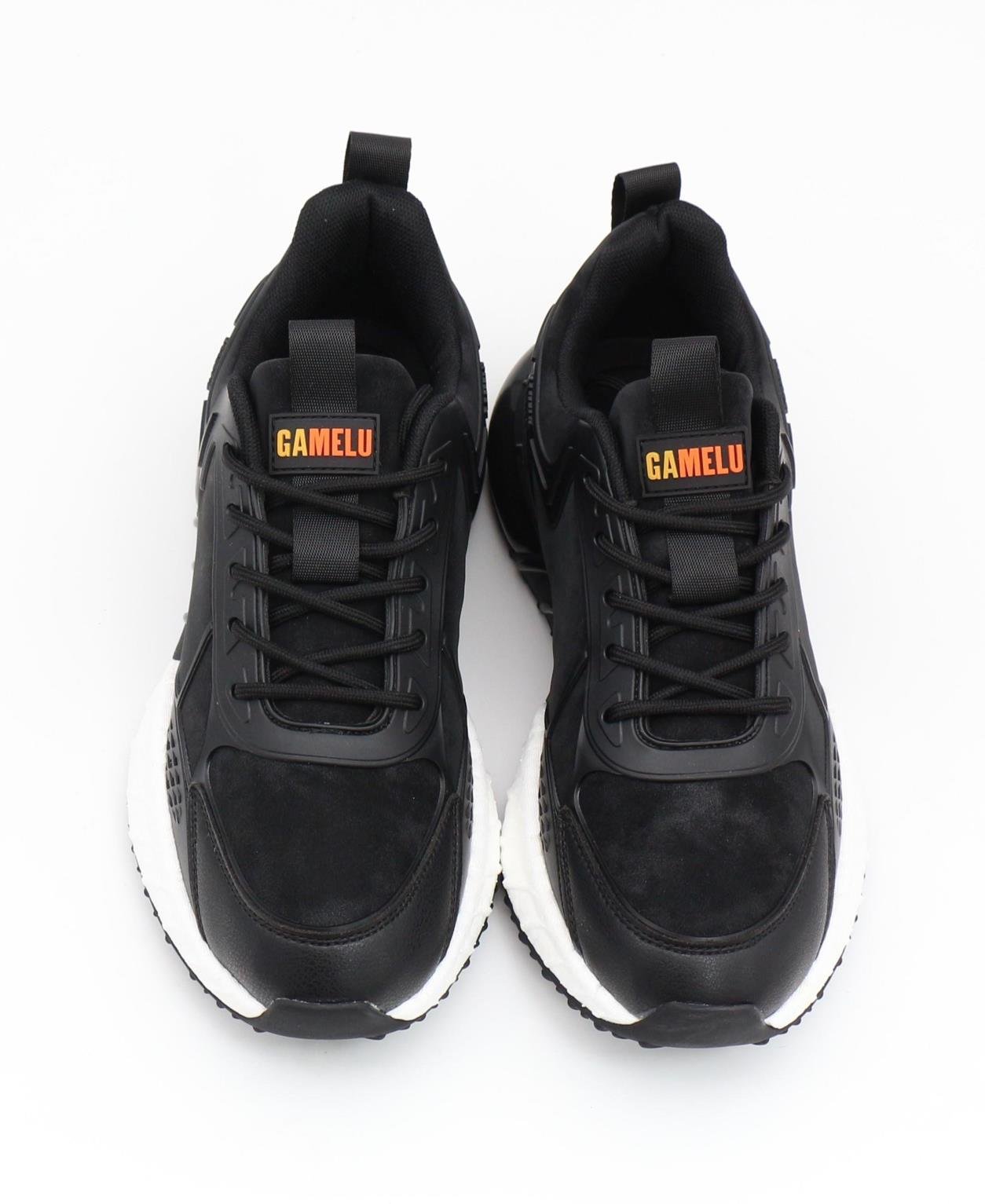 GAMELU Space Erkek Siyah Sneakers Spor Ayakkabı