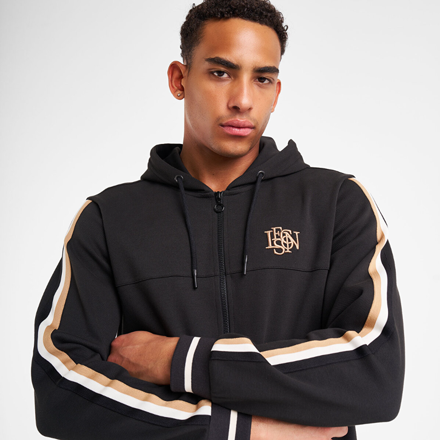 Lescon Erkek Fermuarlı Kapüşonlu Sweatshirt 25N-1130