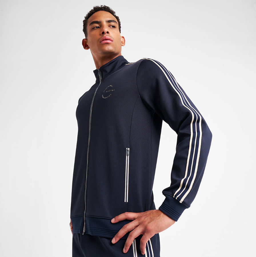 Lescon Erkek Fermuarlı Sweatshirt 25N-1155 Lacivert