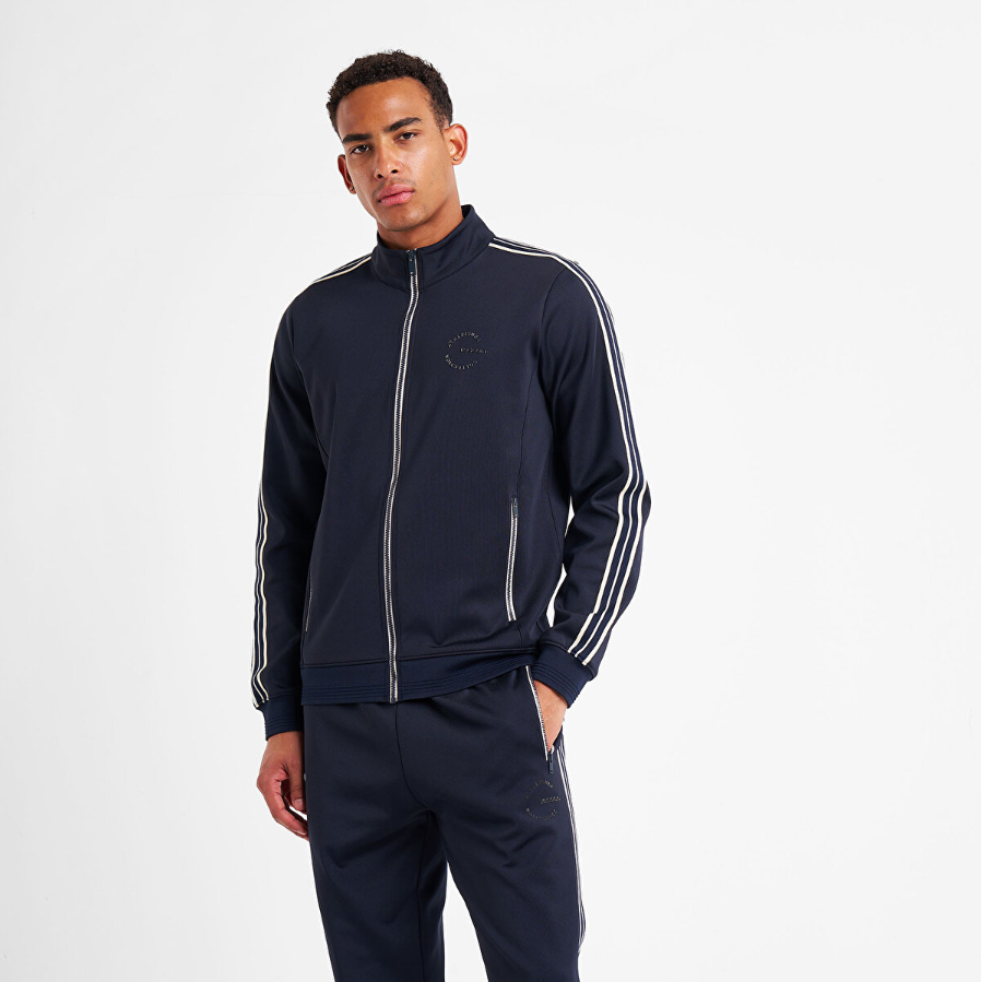 Lescon Erkek Fermuarlı Sweatshirt 25N-1155 Lacivert