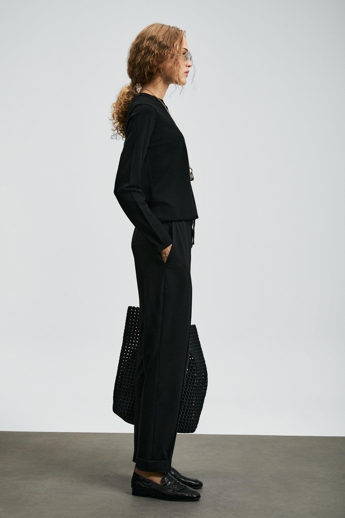 Lufian Adel Kadın Pantolon Siyah