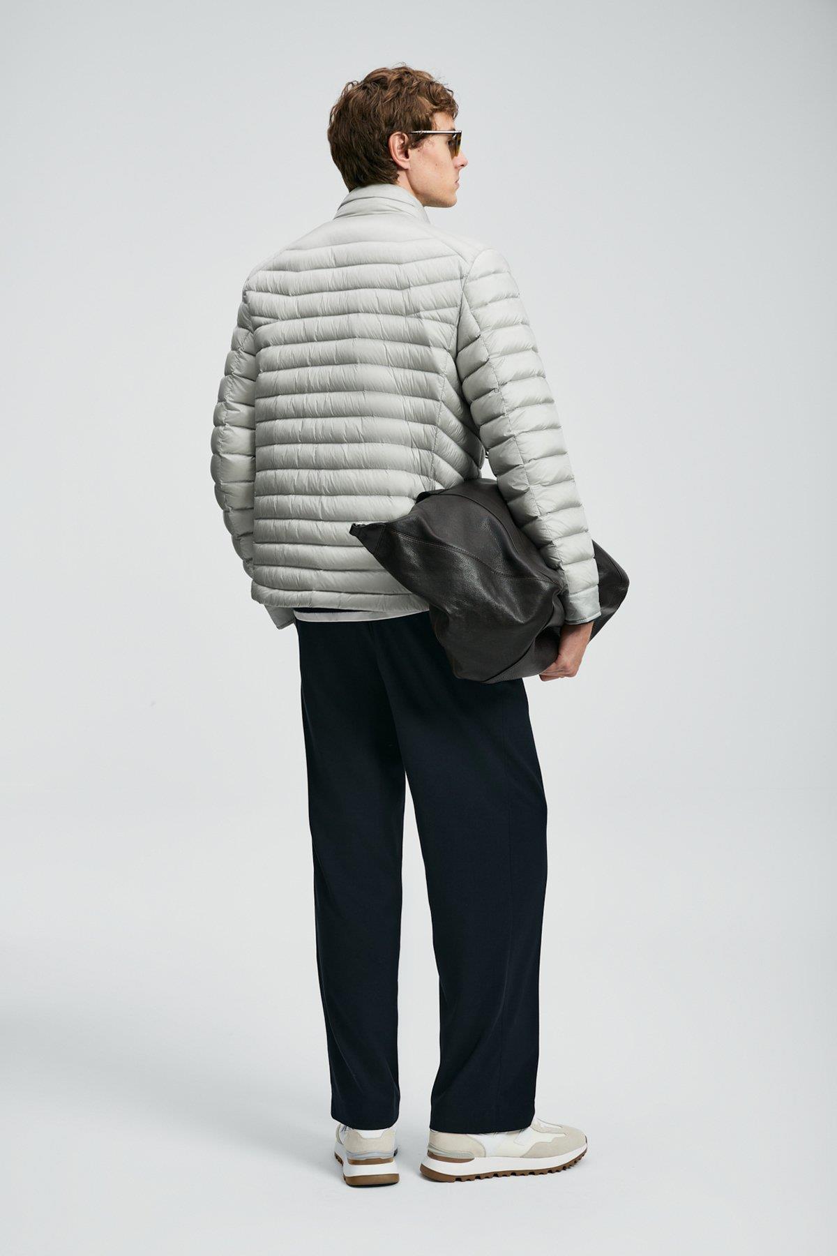 Lufian Andy Kaz Tüyü Erkek Mont Açık Gri