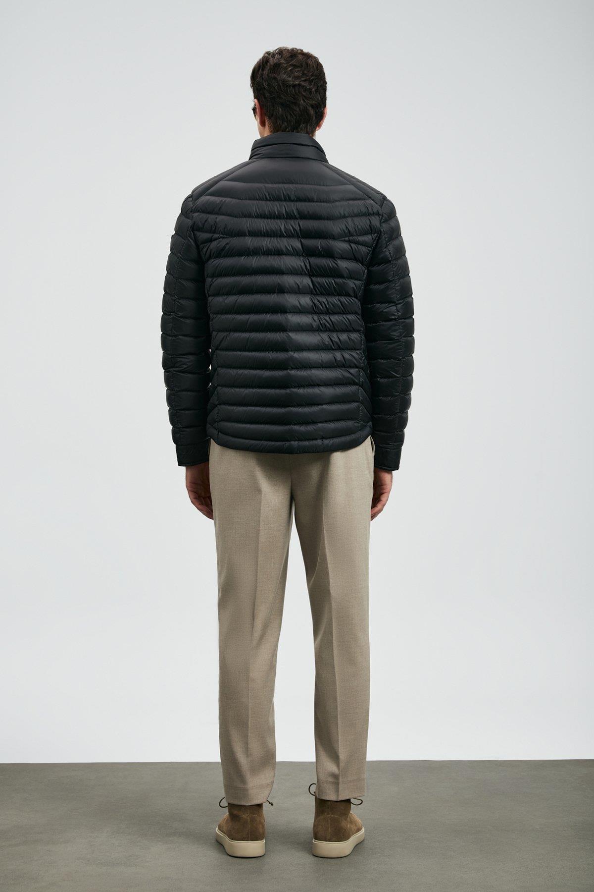 Lufian Andy Kaz Tüyü Erkek Mont Siyah