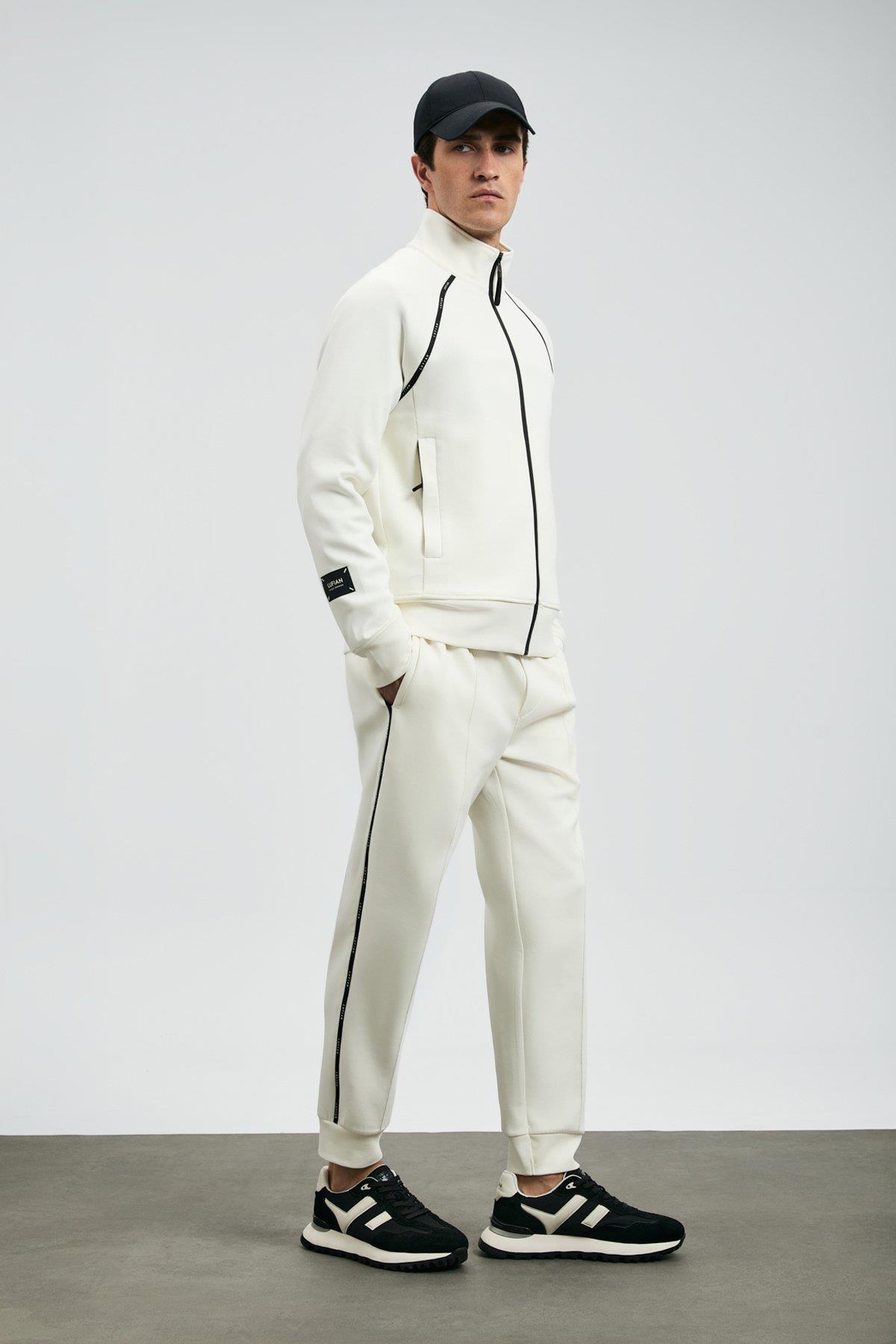 Lufian Charms Eşofman Üst Kırık Beyaz