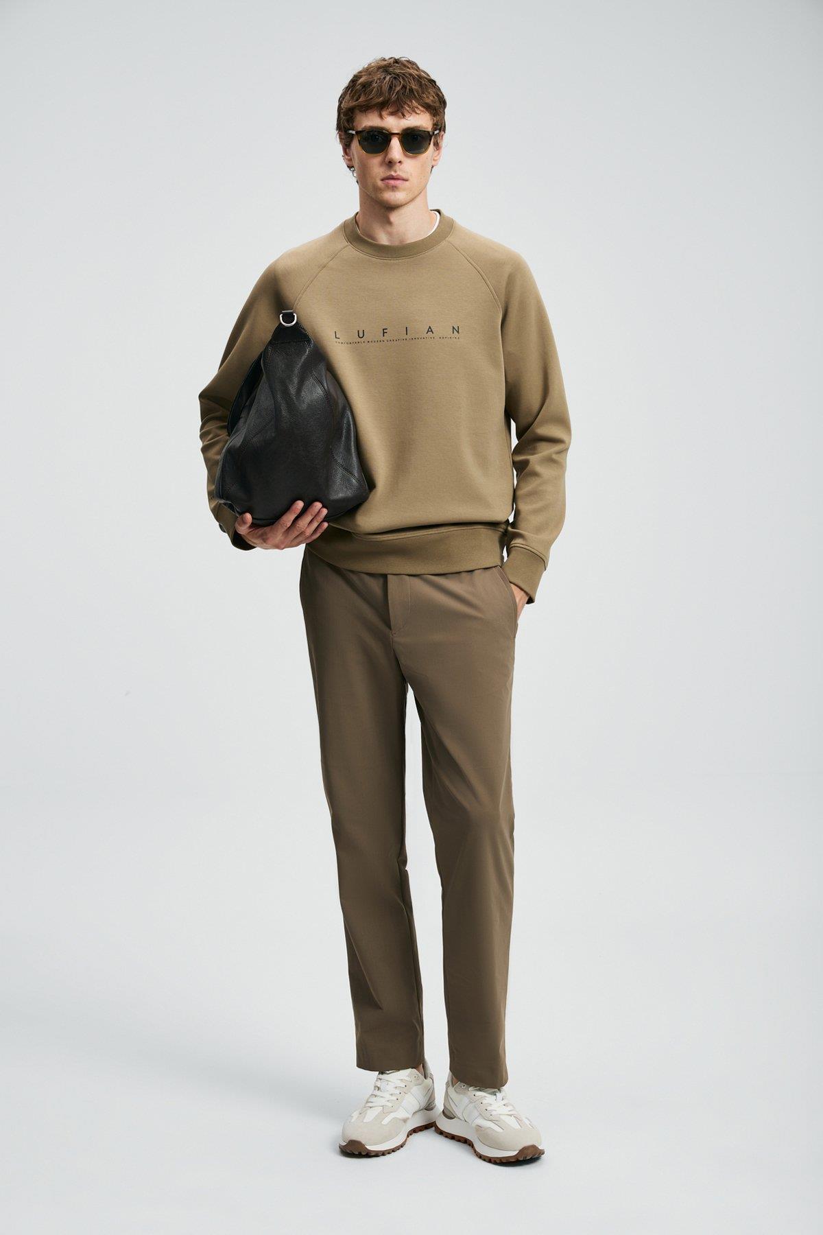 Lufian Cooper Erkek Sweatshirt  Kum