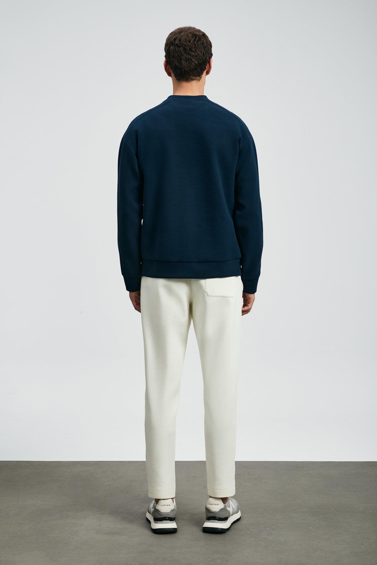 Lufian Dark Erkek Sweatshirt Lacivert