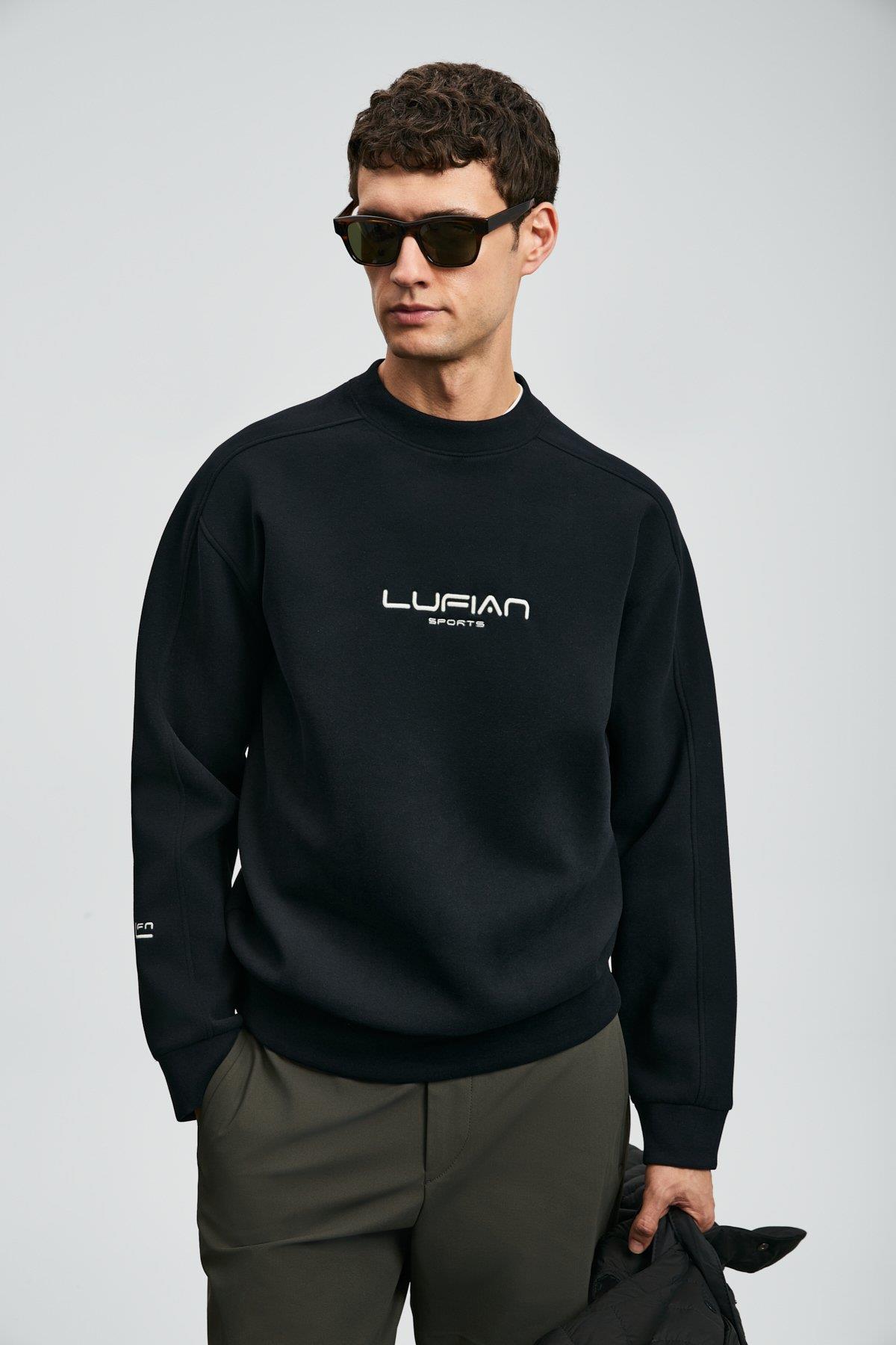 Lufian Dark Erkek Sweatshirt Siyah