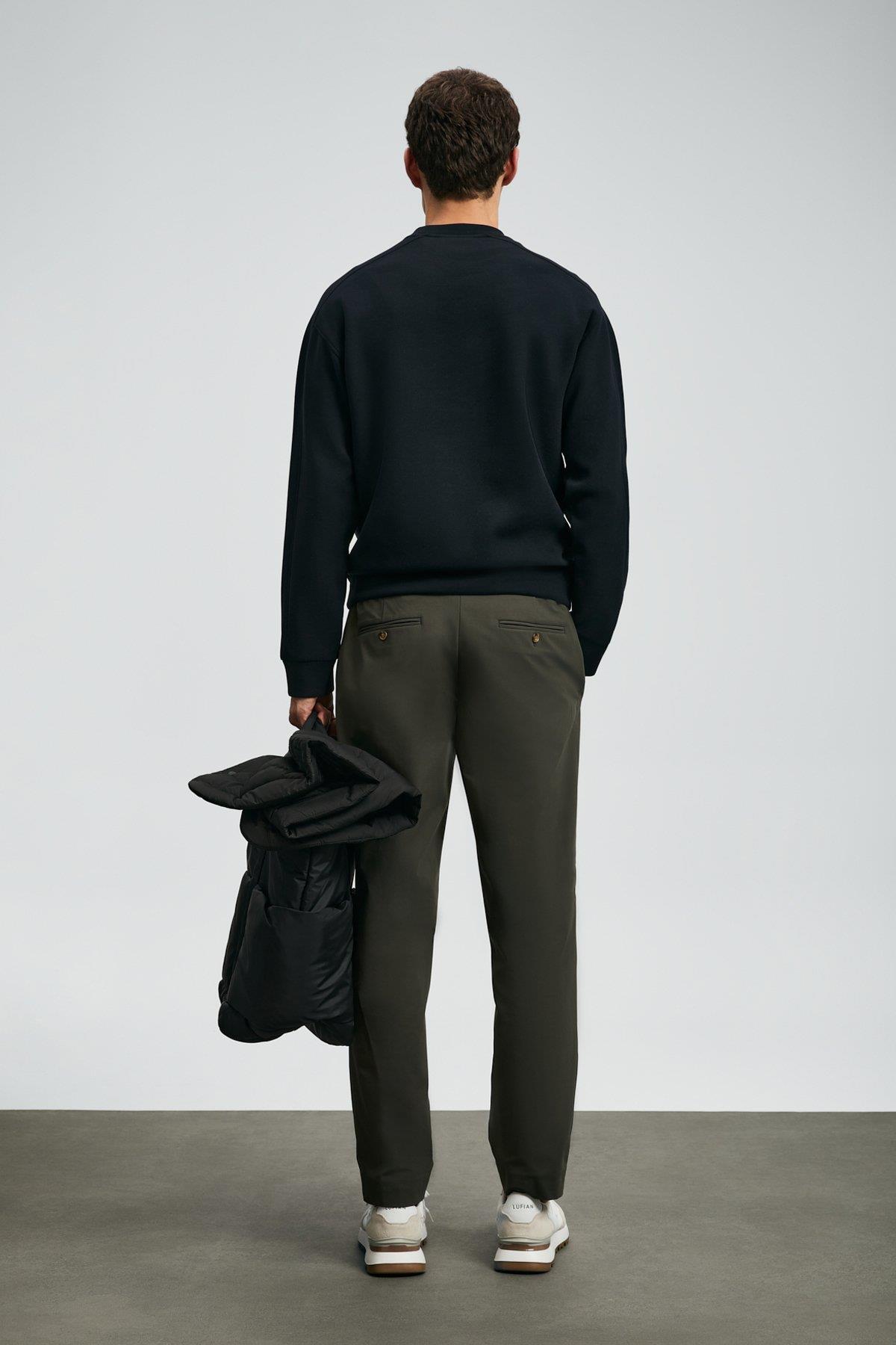 Lufian Dark Erkek Sweatshirt Siyah