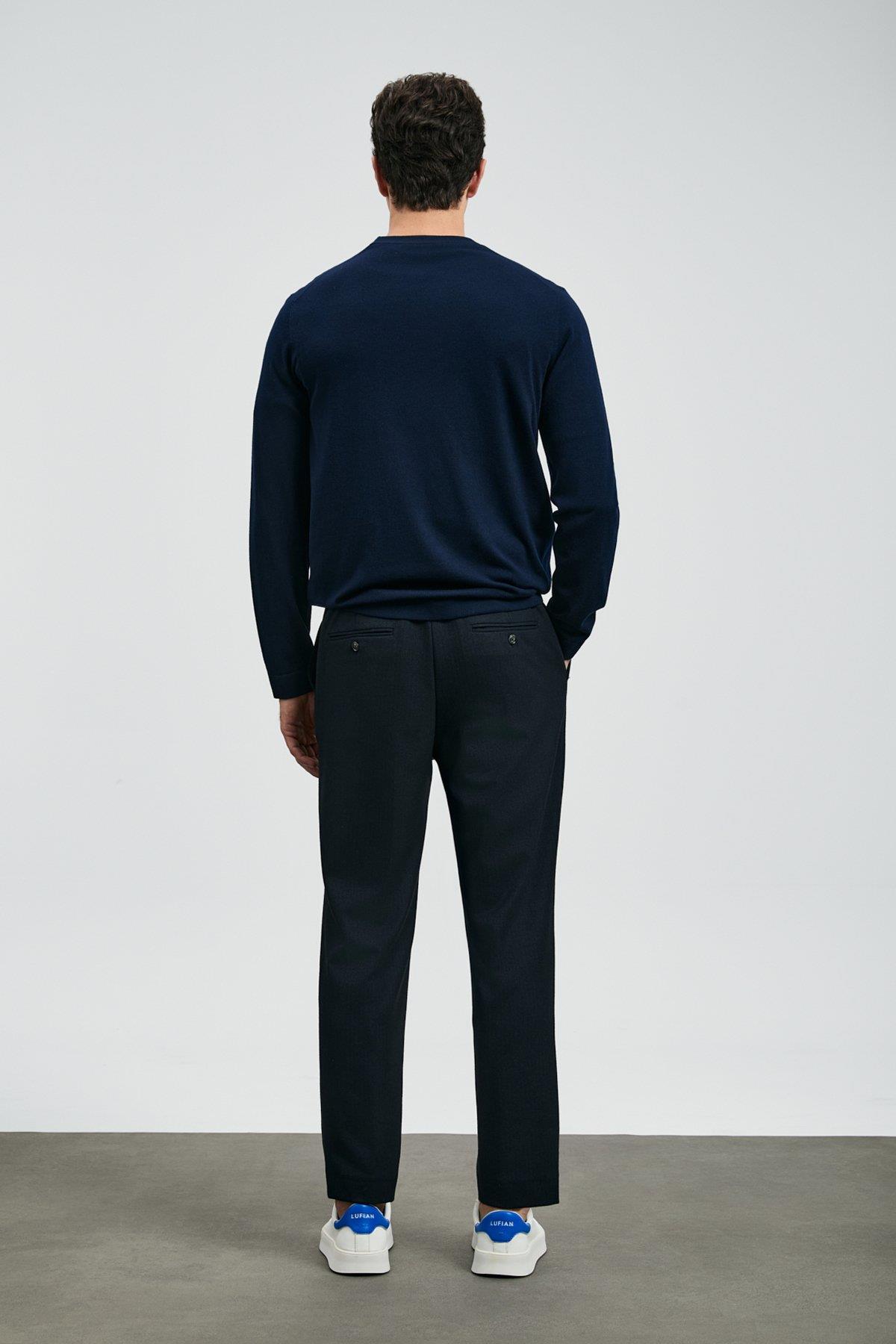 Lufian Dean Erkek Kazak Lacivert