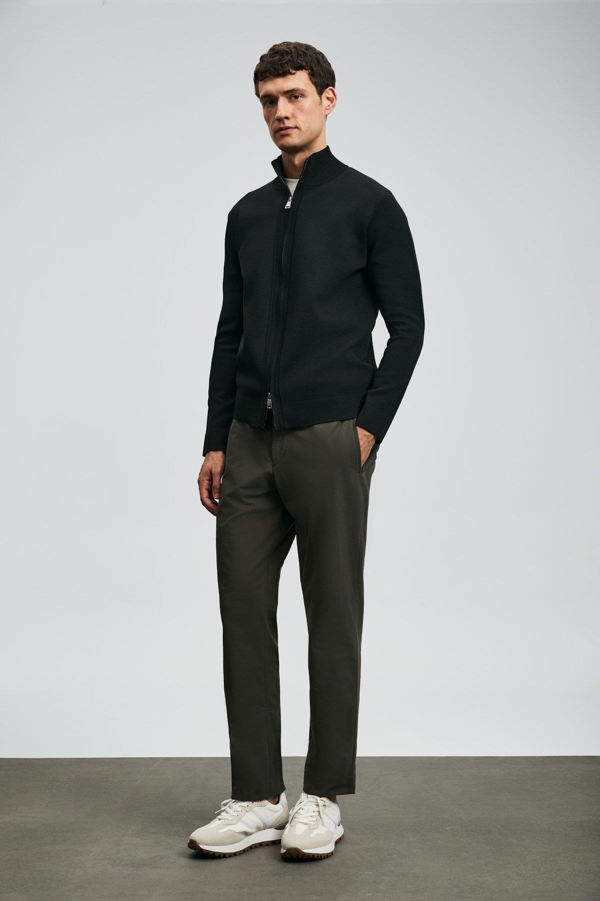 Lufian Enrıco Erkek Hırka Siyah