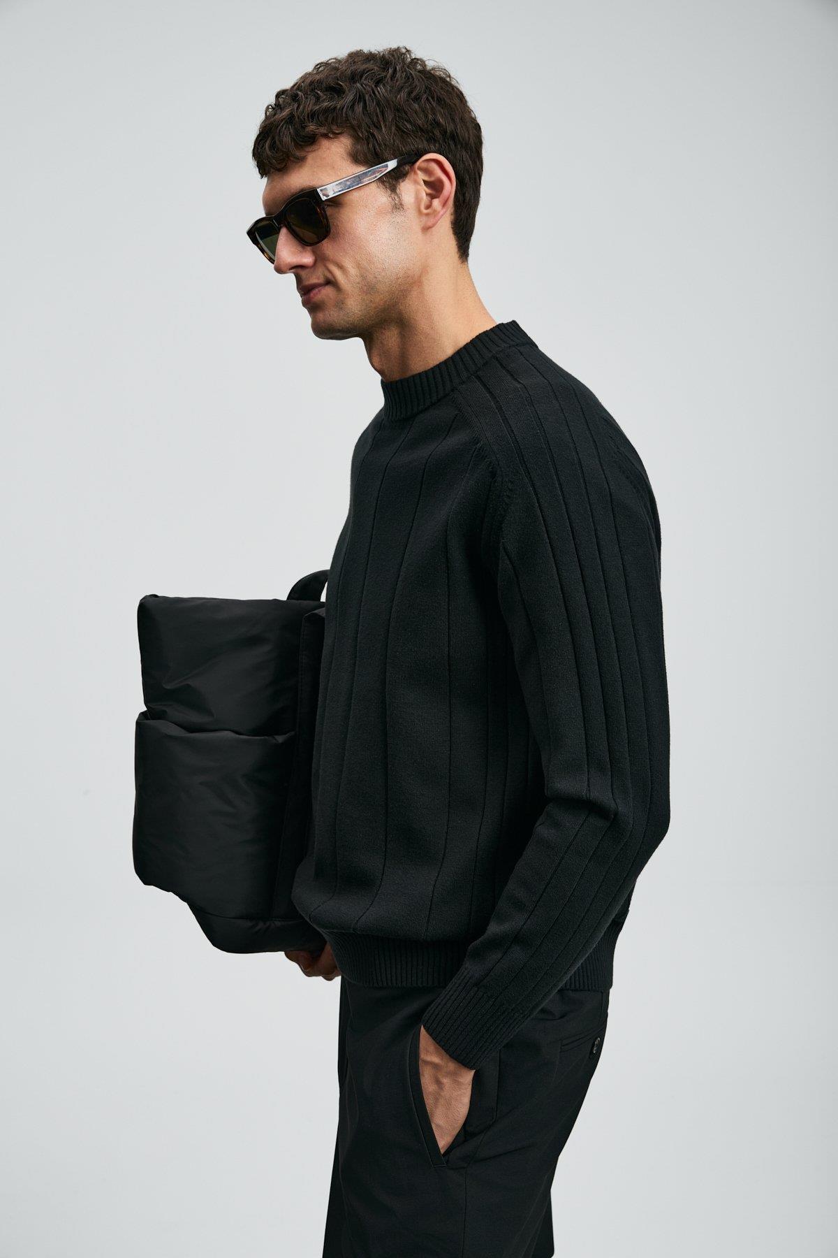 Lufian Grand Erkek Kazak Siyah