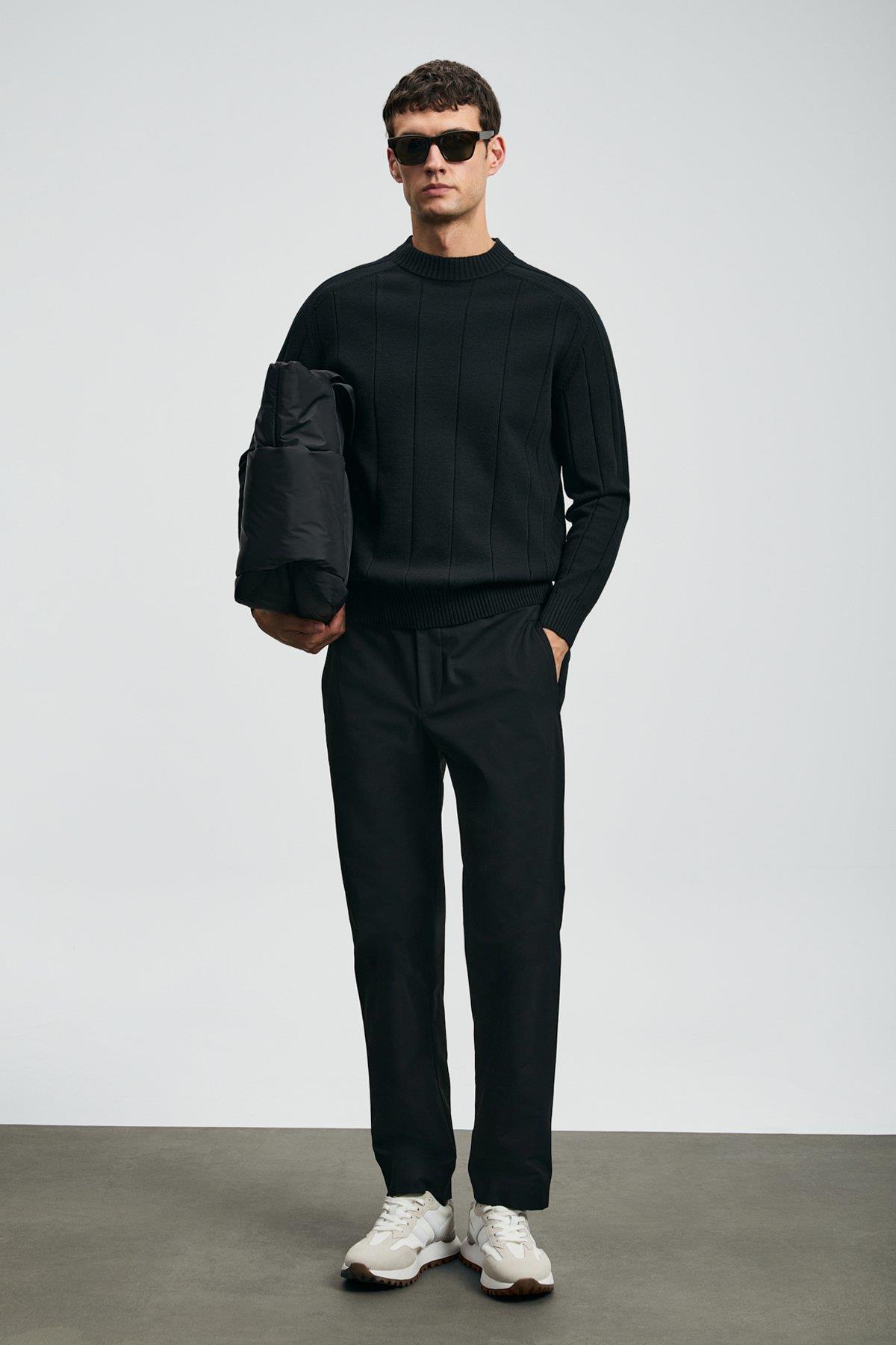 Lufian Grand Erkek Kazak Siyah