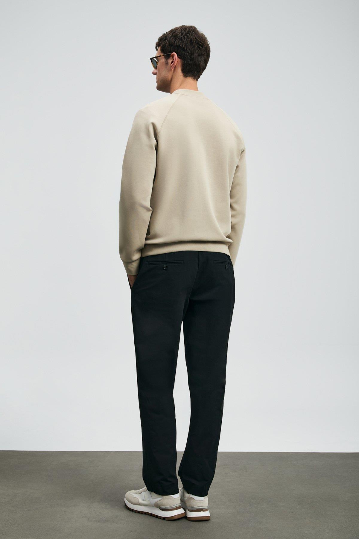 Lufian Grant Erkek Sweatshirt Bej