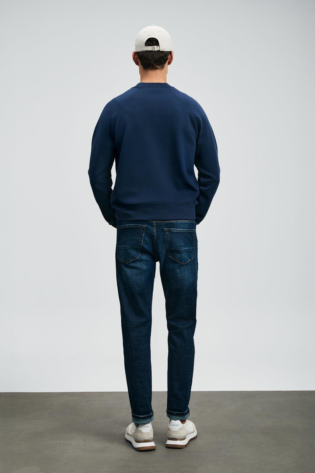 Lufian Grant Erkek Sweatshirt Lacivert