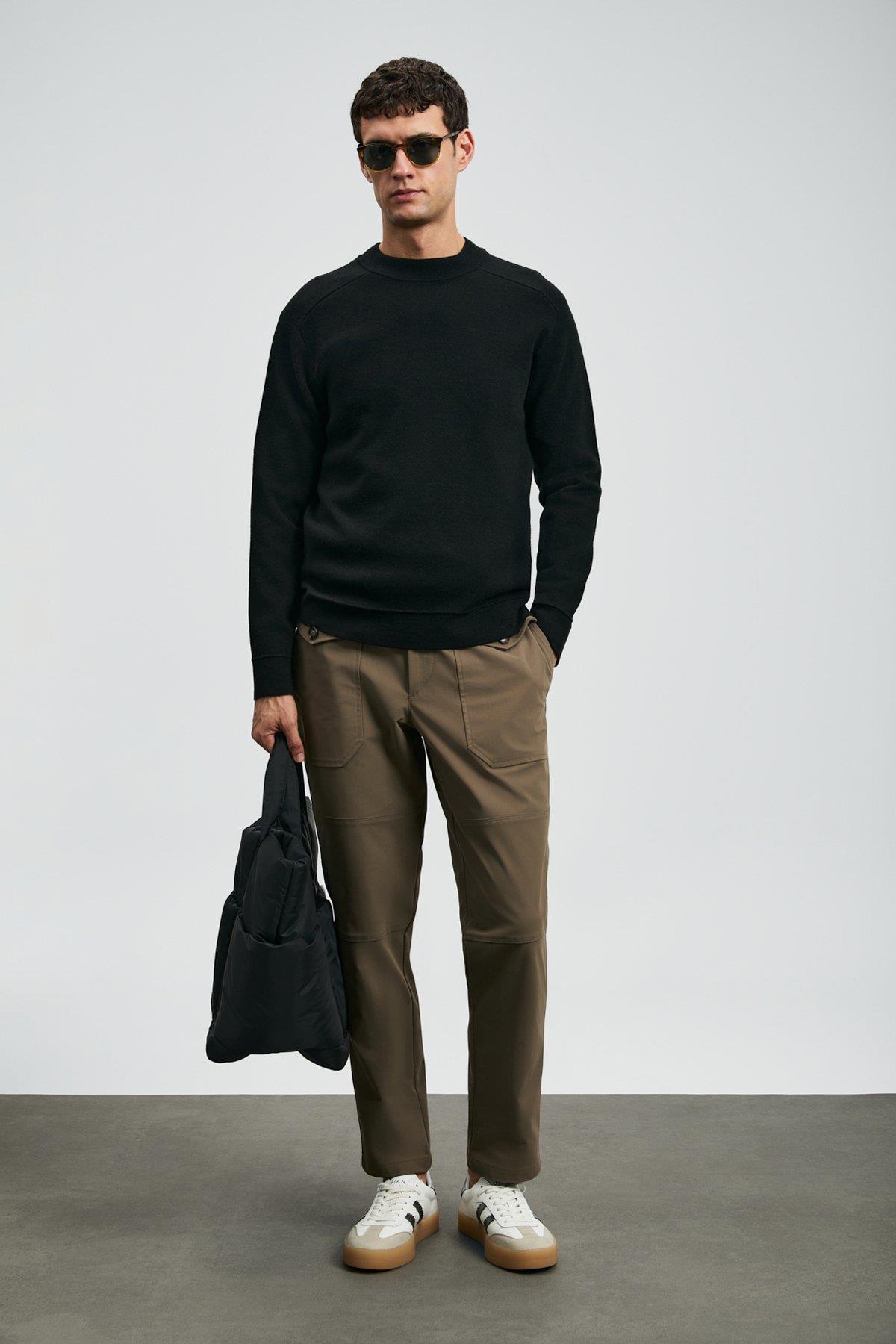 Lufian Herman Erkek Kazak Siyah