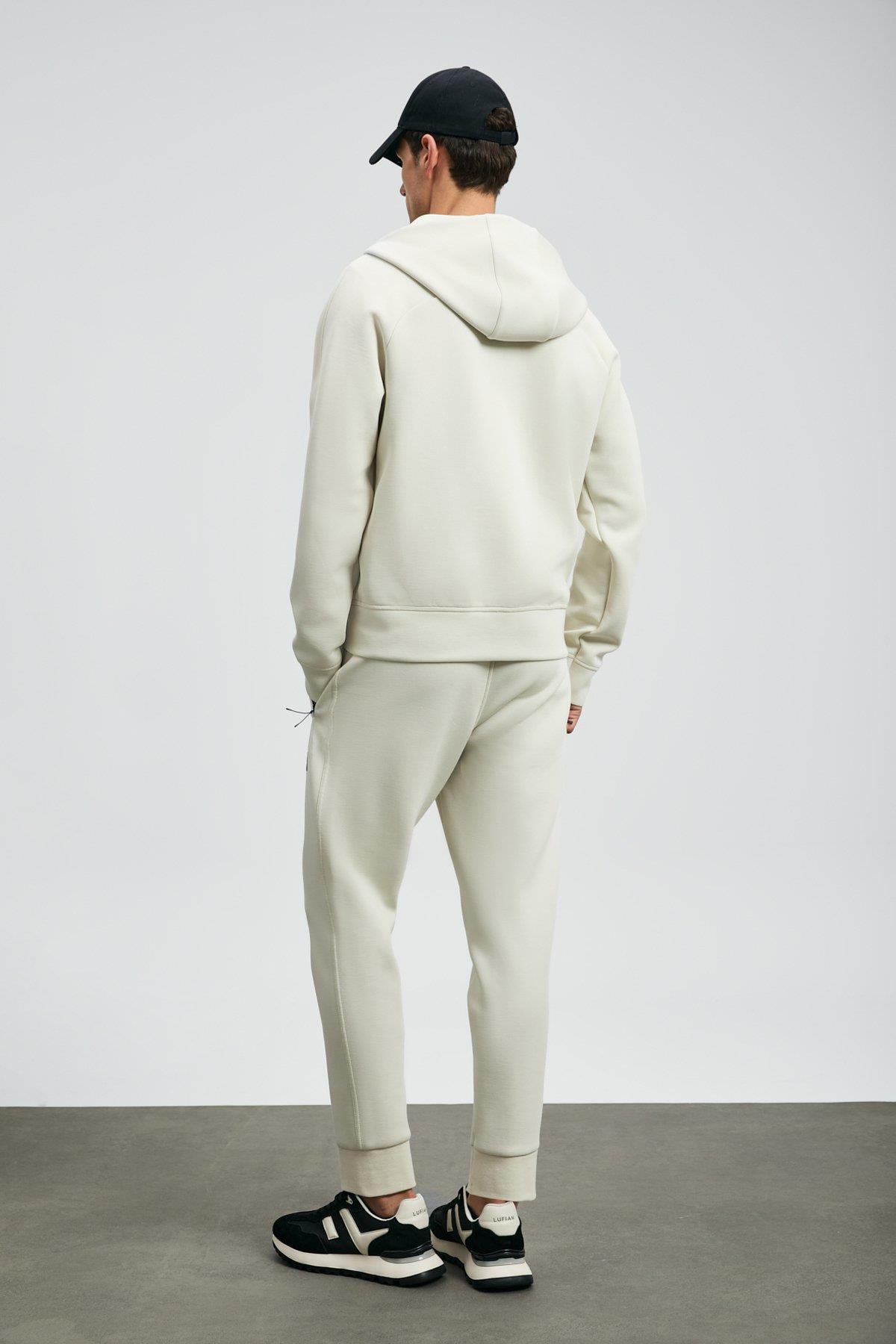 Lufian Ice Erkek Eşofman Üst Kırık Beyaz