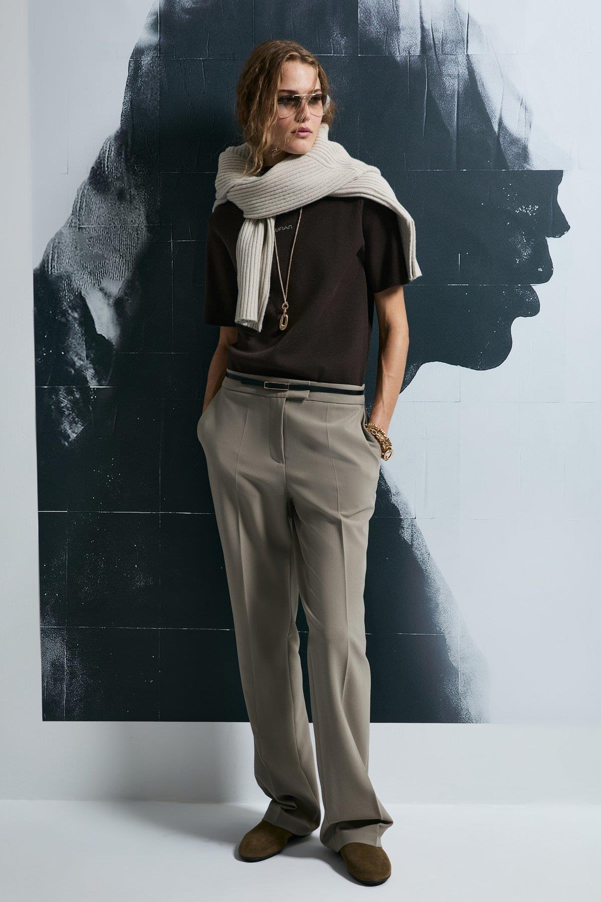 Lufian Jessıca Kadın Kazak Kahverengi