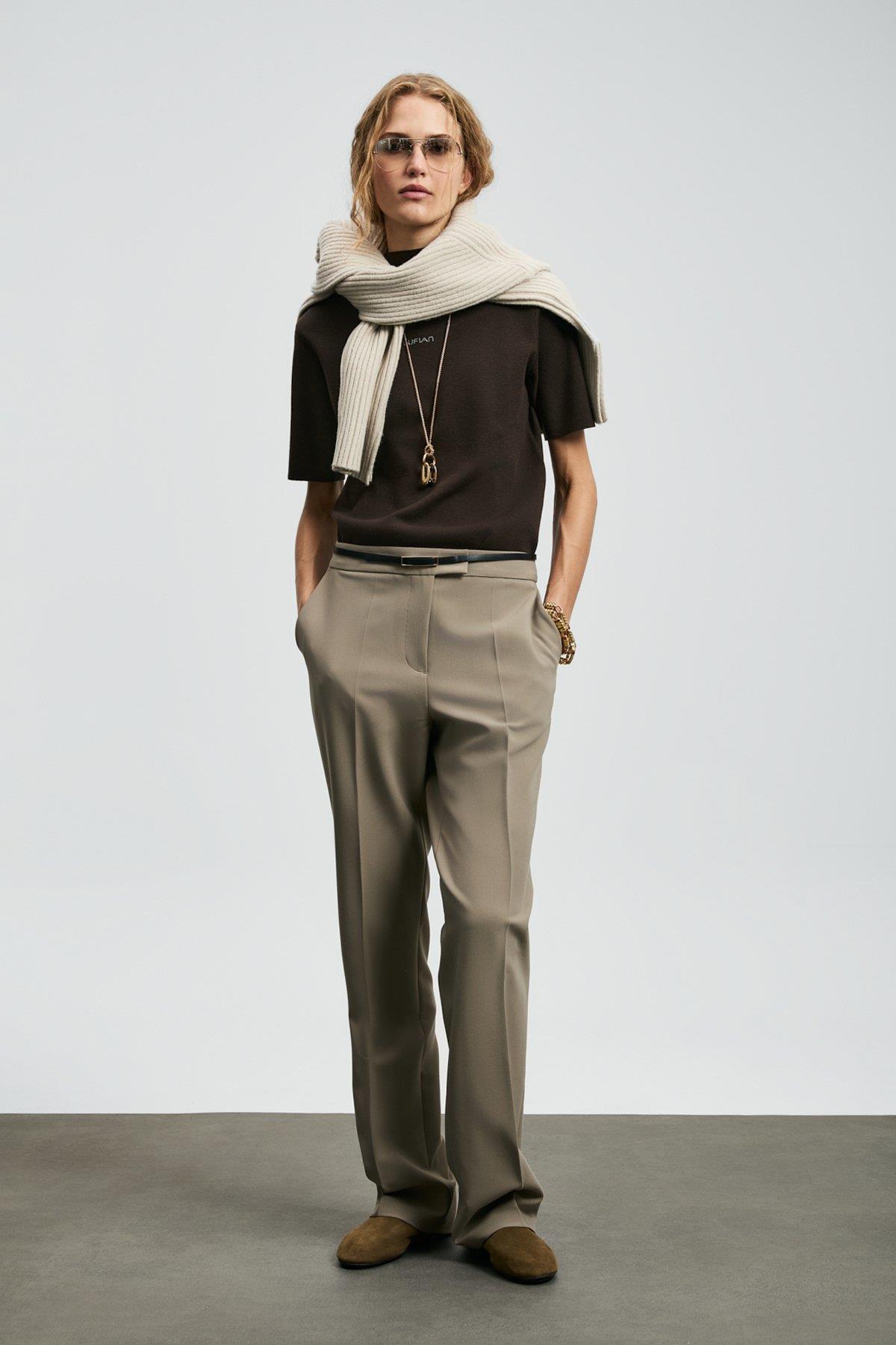 Lufian Jessıca Kadın Kazak Kahverengi