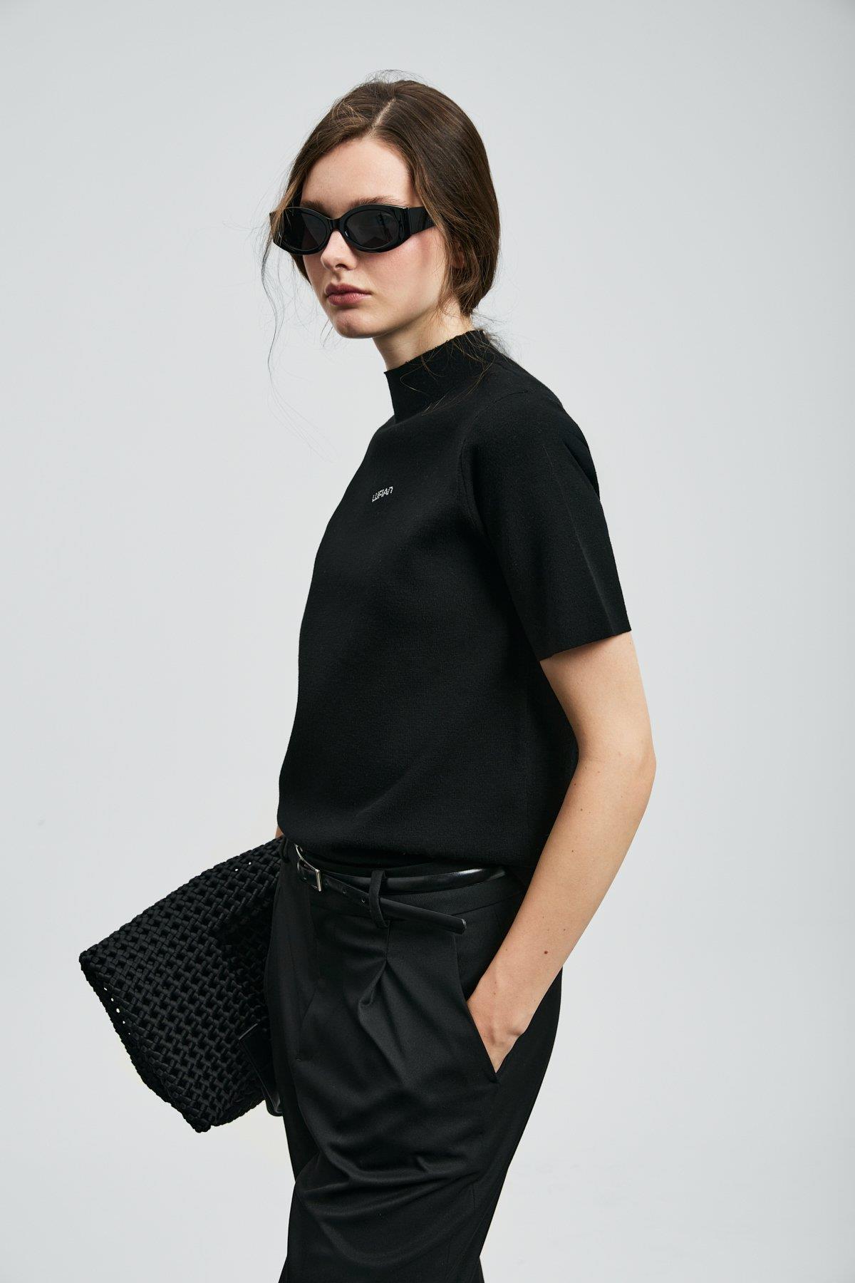 Lufian Jessıca Kadın Kazak Siyah