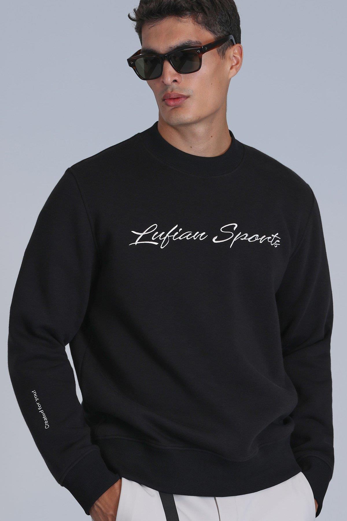 Lufian Loved Erkek Sweatshirt Siyah