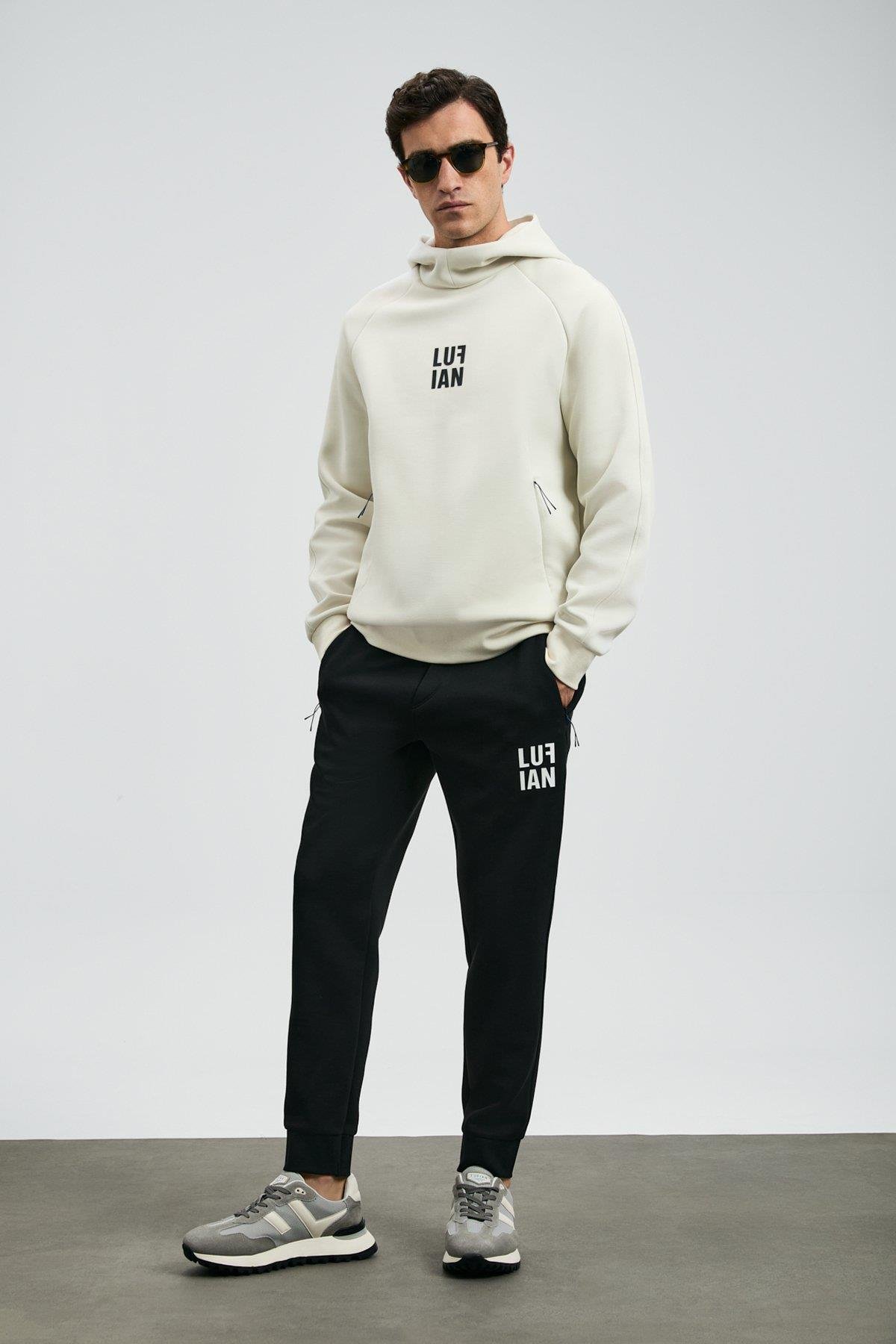 Lufian Mata Erkek Eşofman Altı Siyah