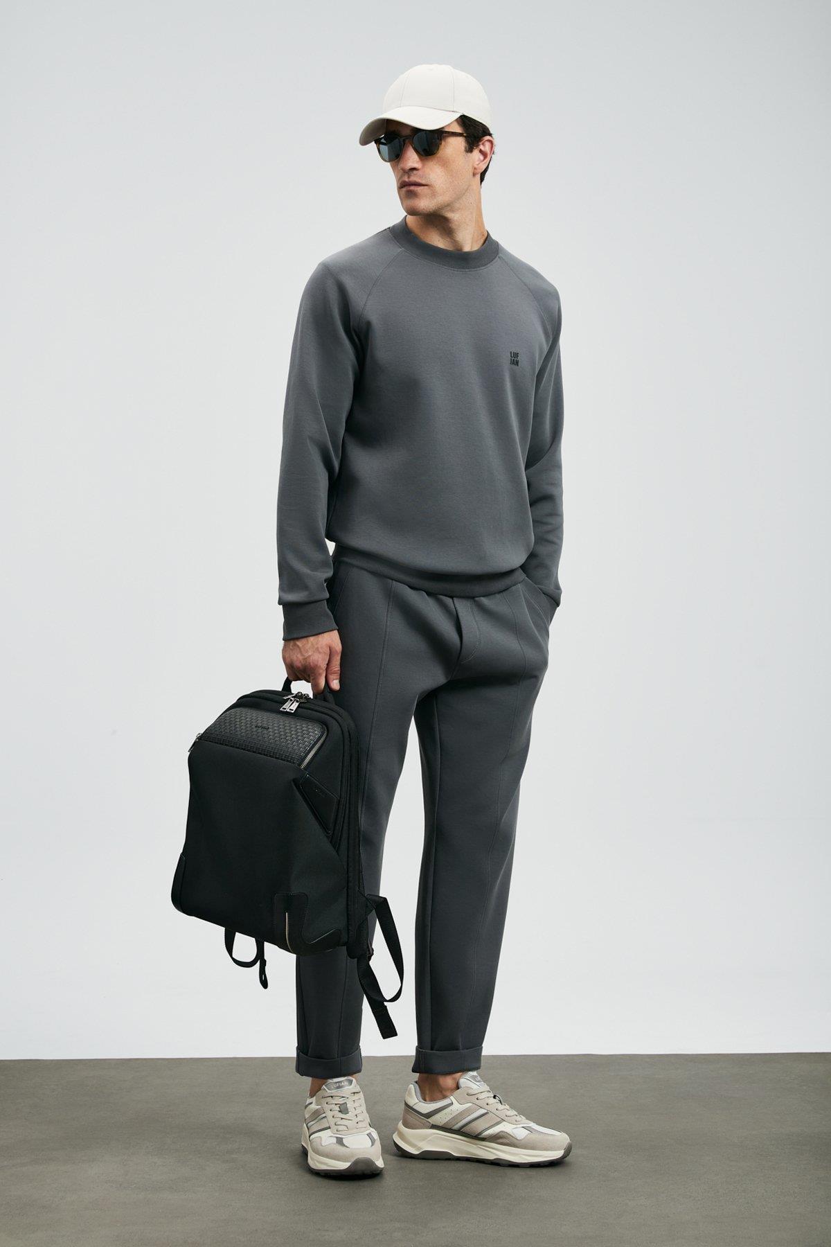 Lufian Rex Erkek Eşofman Altı Koyu Gri